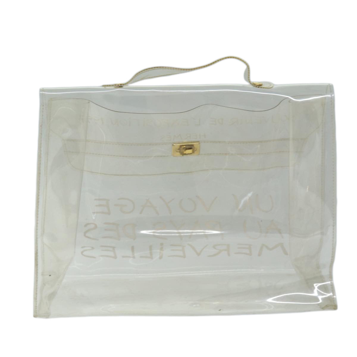 Hermès Kelly Transparent Vinyl Hand Bag