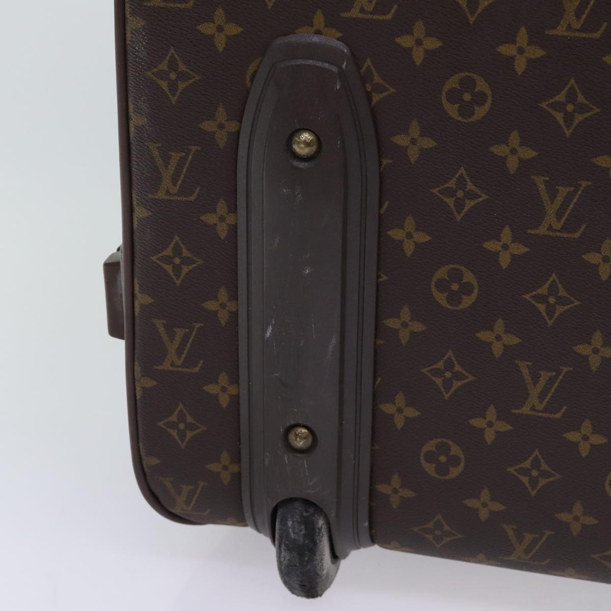 Louis Vuitton Pegase Brown Canvas Travel Bag