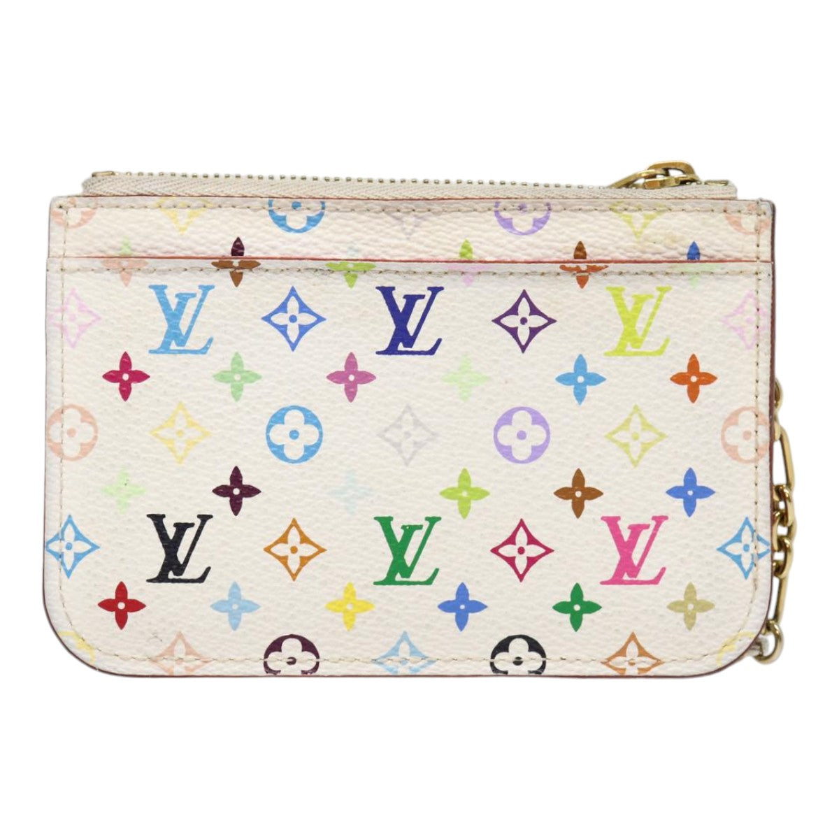 Louis Vuitton Pochette Clés Multicolour Canvas Wallet Accessories