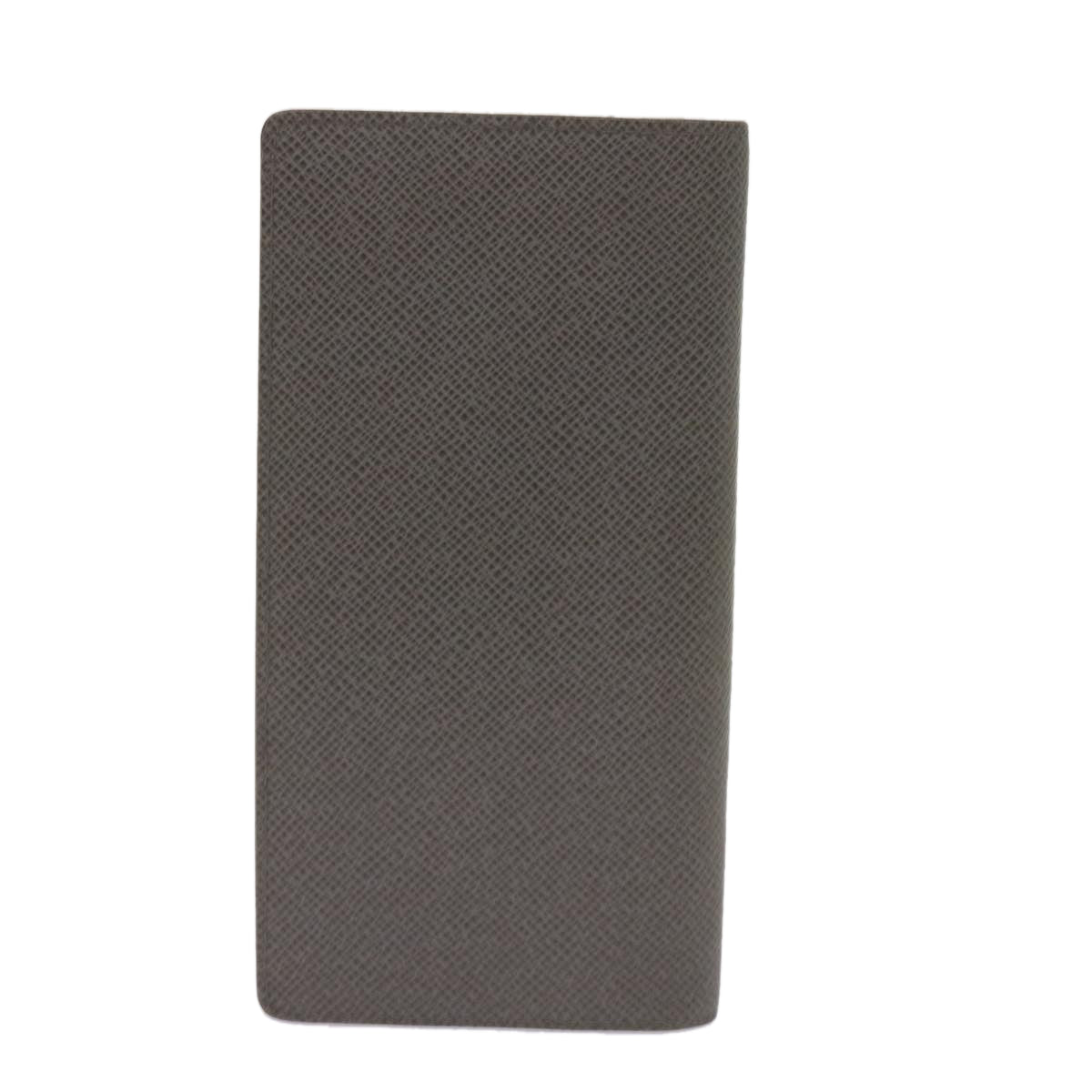 Louis Vuitton Portefeuille Brazza Grey Leather Wallet Accessories