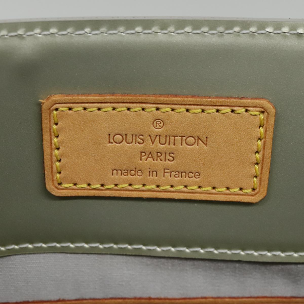 Louis Vuitton Reade Grey Patent Leather Tote Bag