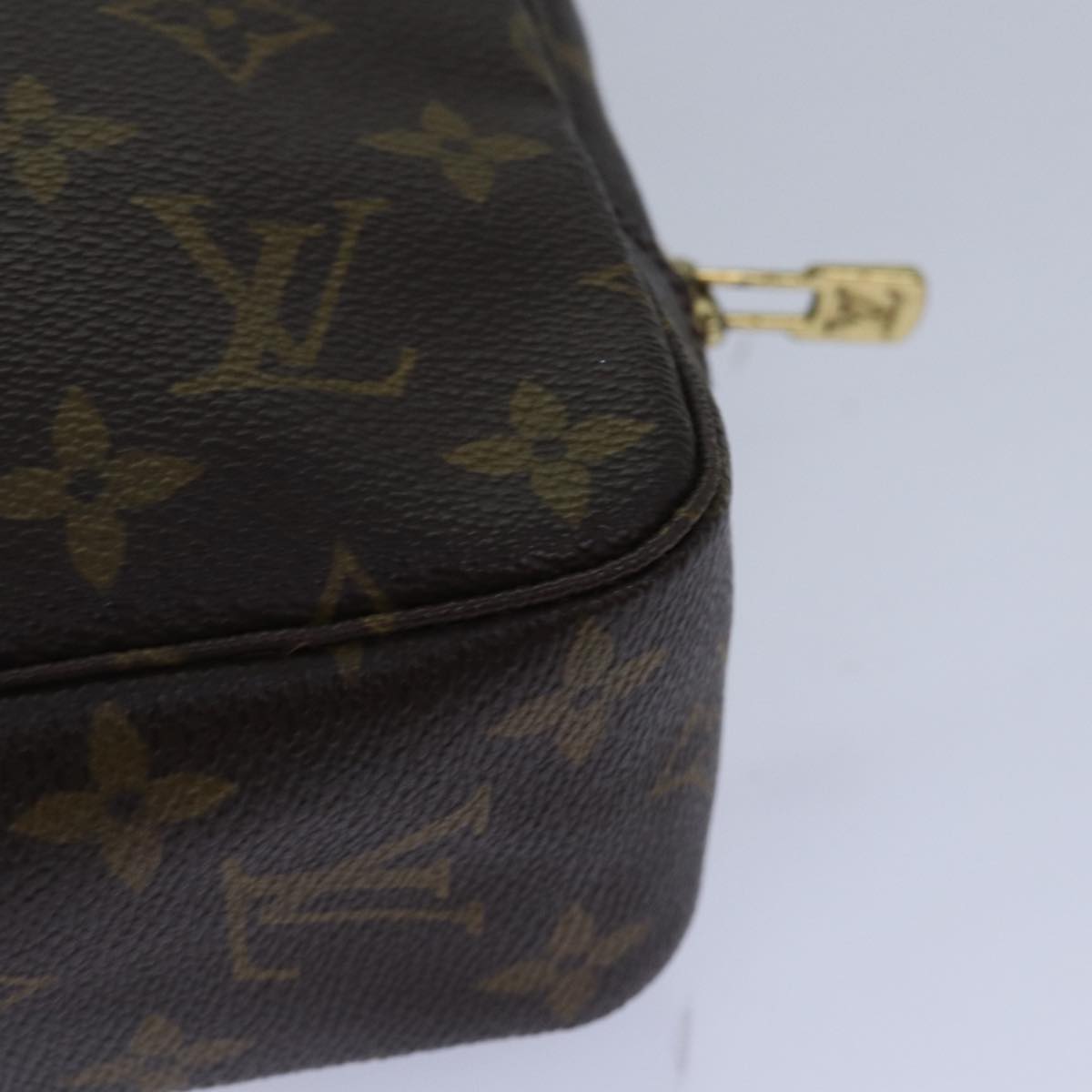 Louis Vuitton Trousse de Toilette Black Canvas Clutch Bag