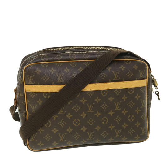 Louis Vuitton Reporter Brown Canvas Shoulder Bag