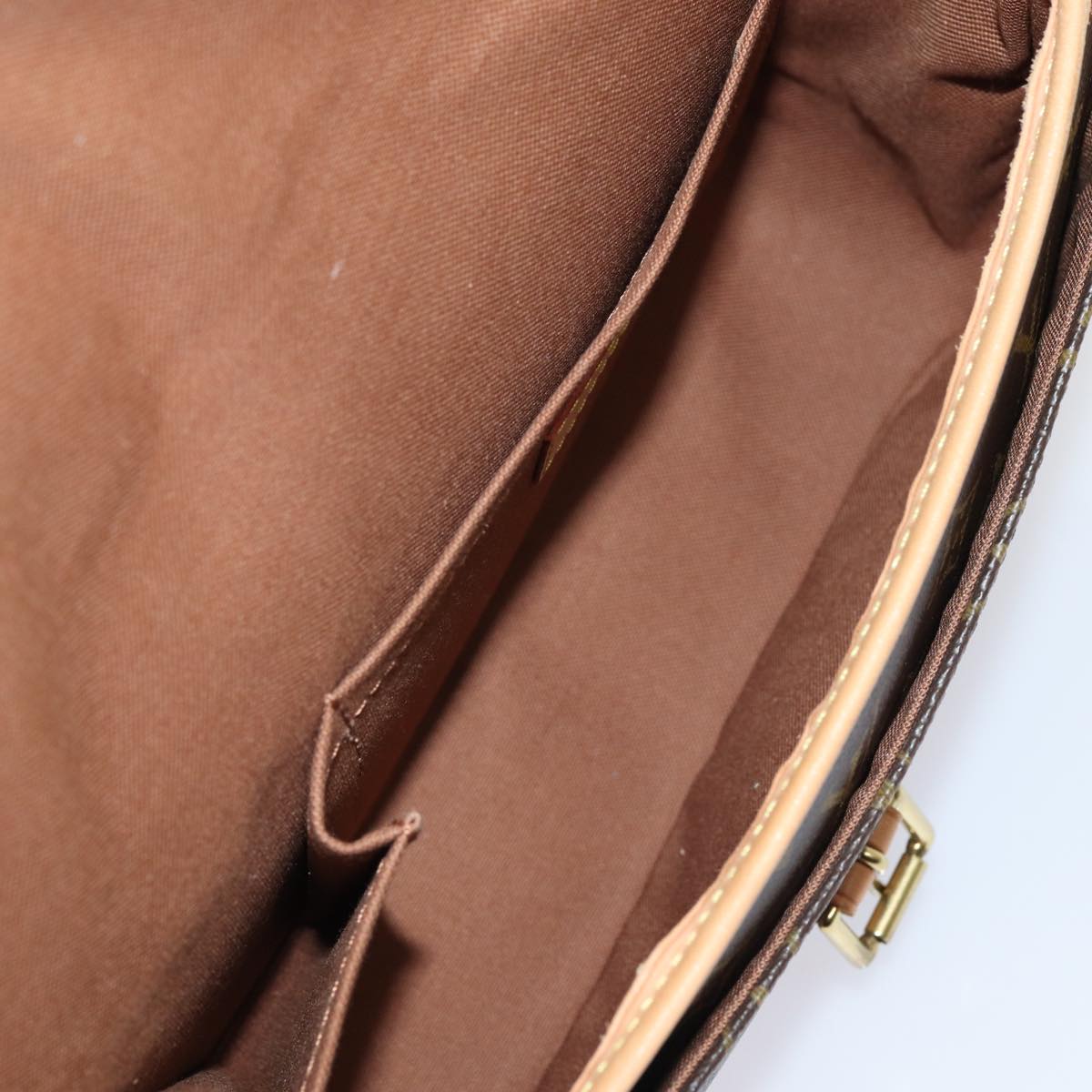 Louis Vuitton Sologne Brown Canvas Shoulder Bag