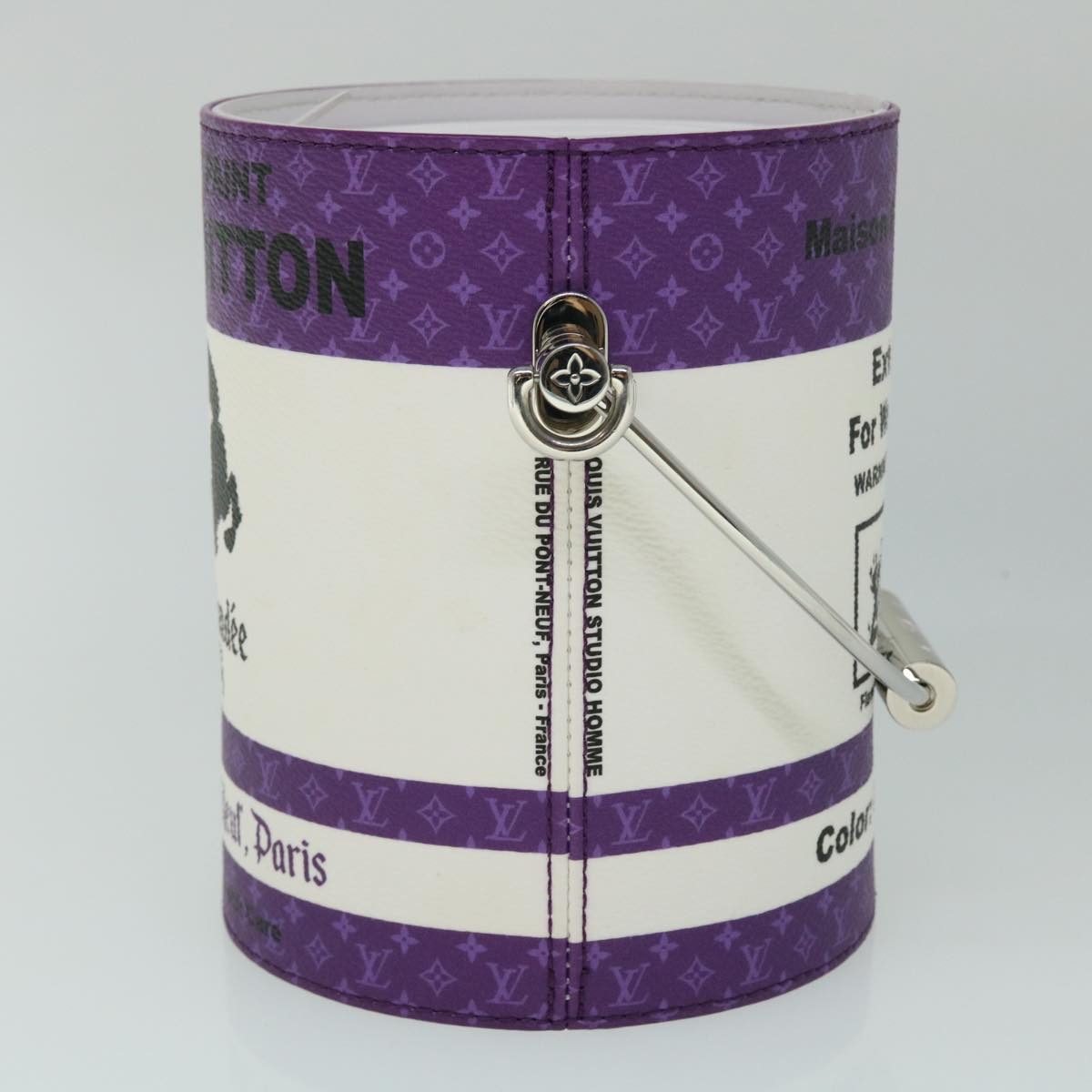 Louis Vuitton PAINT CAN Purple Leather Shoulder Bag