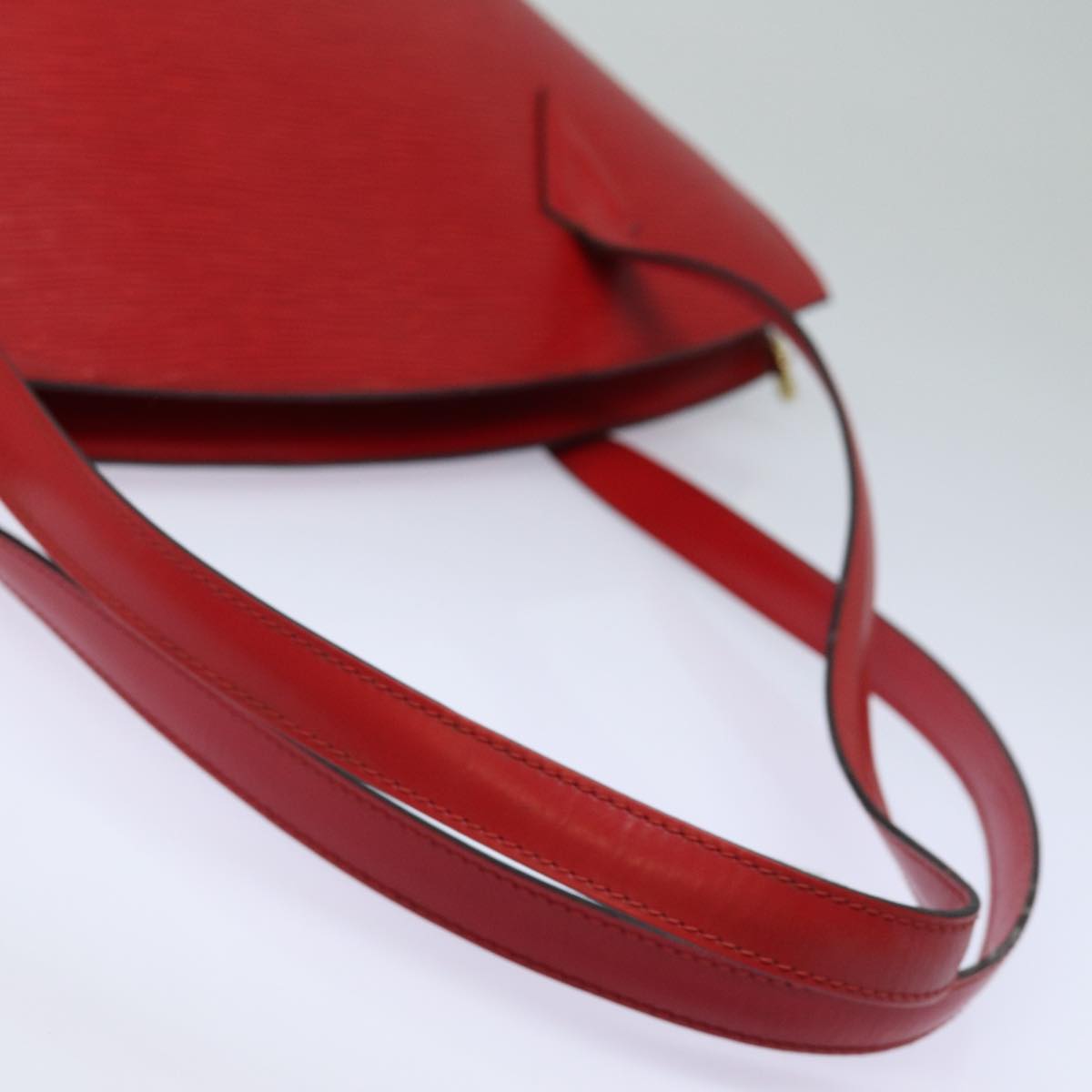 Louis Vuitton Saint Jacques Red Leather Shoulder Bag