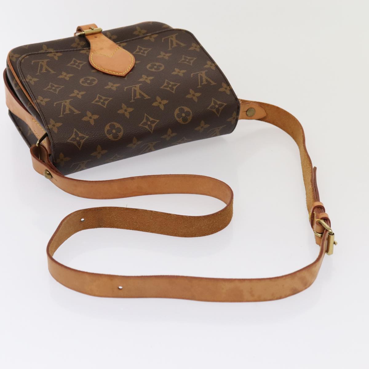 Louis Vuitton Cartouchière Brown Canvas Shoulder Bag