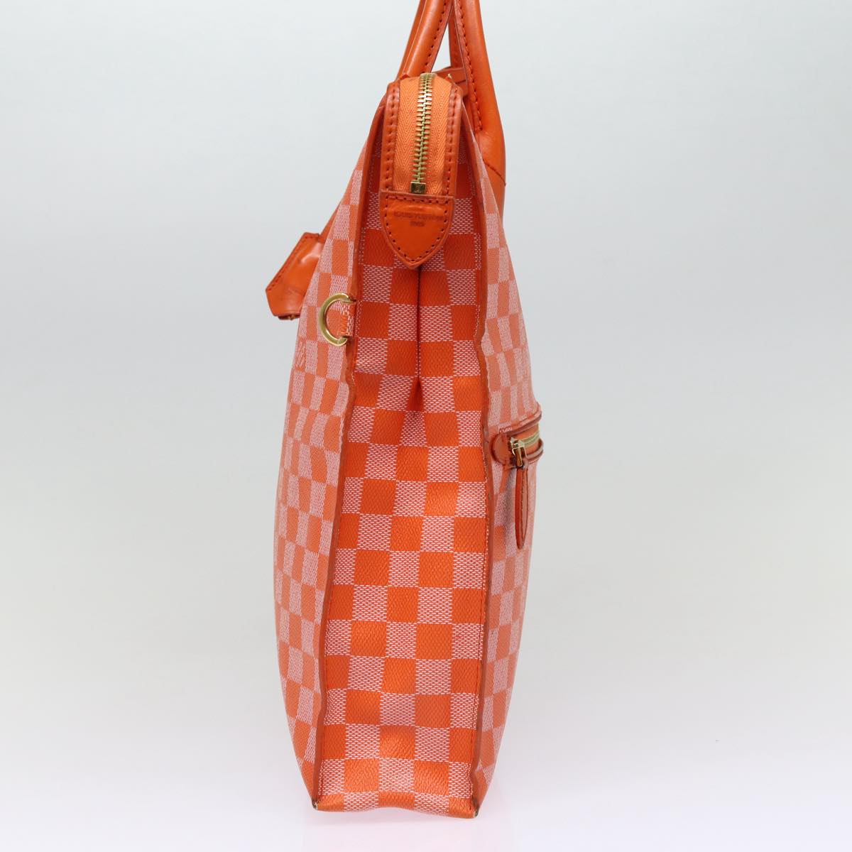 Louis Vuitton Pimont Mobile Orange Canvas Hand Bag