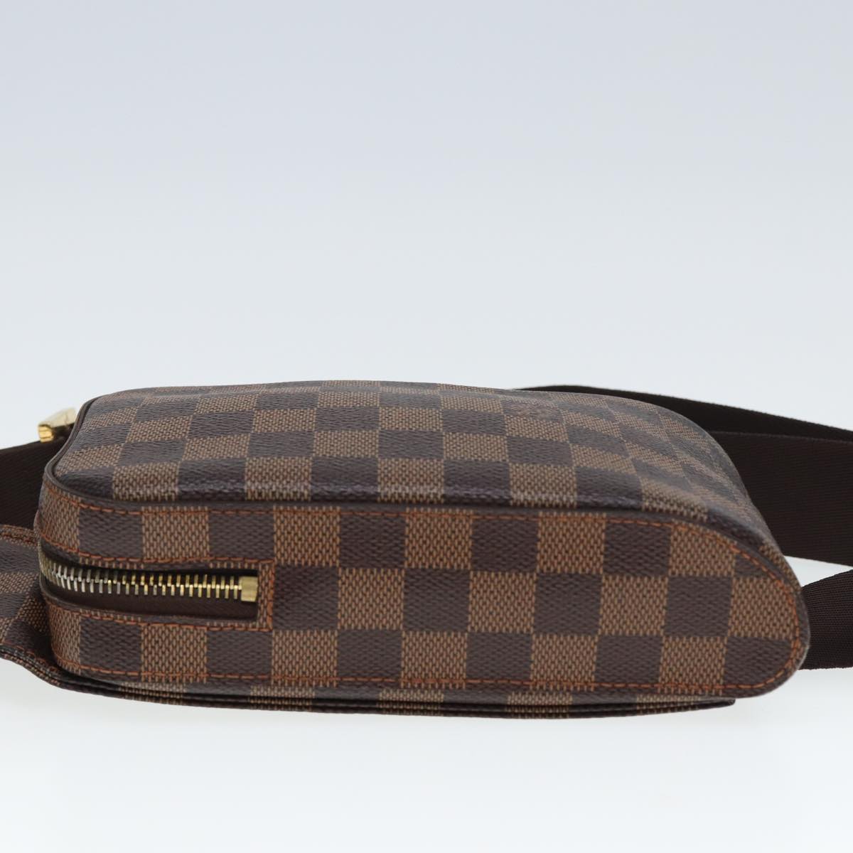 Louis Vuitton Geronimos Brown Canvas Shoulder Bag