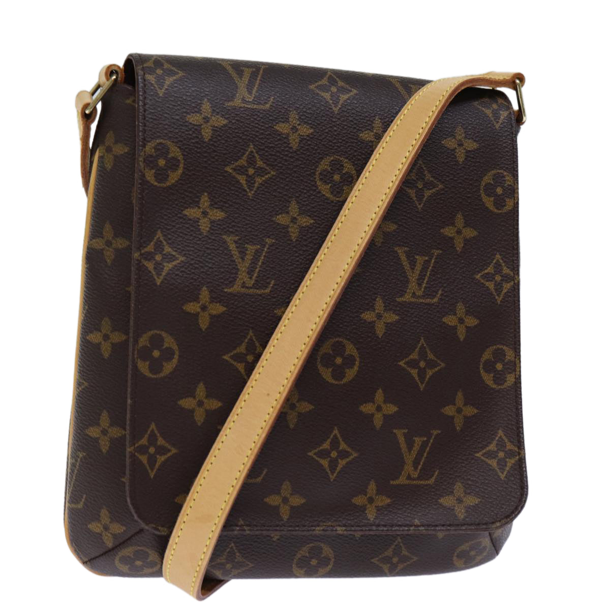 Louis Vuitton Musette Salsa Brown Canvas Shoulder Bag