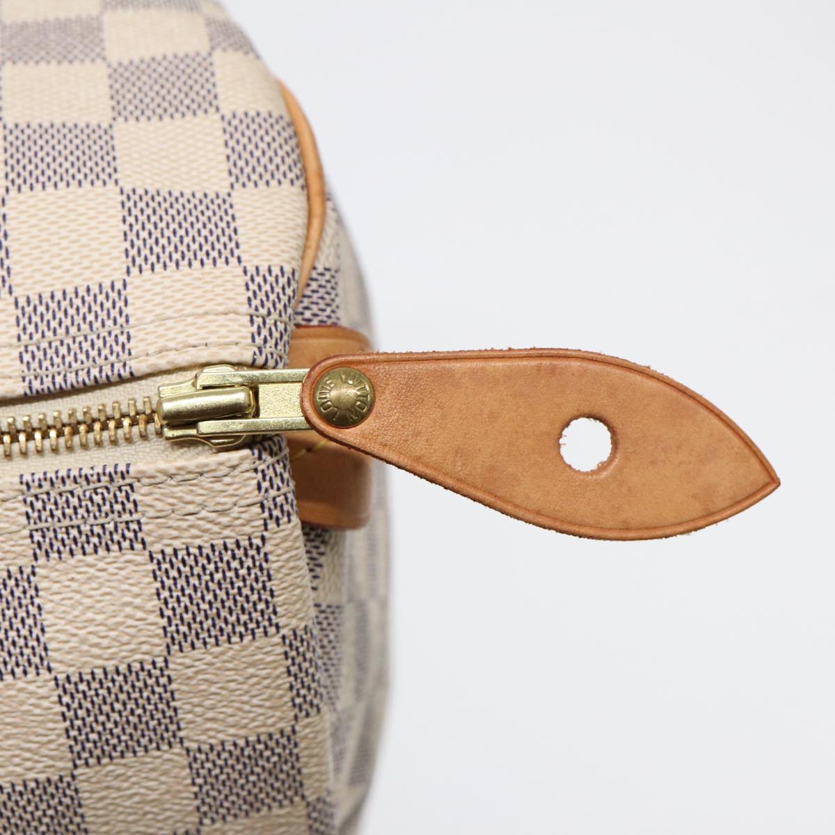 Louis Vuitton Speedy 30 Beige Canvas Hand Bag