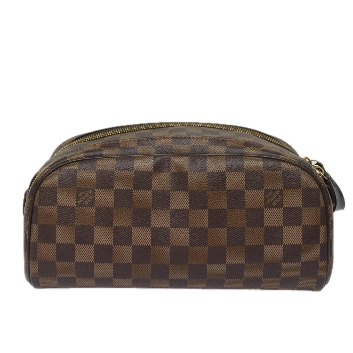 Louis Vuitton Trousse de Toilette Brown Canvas Clutch Bag