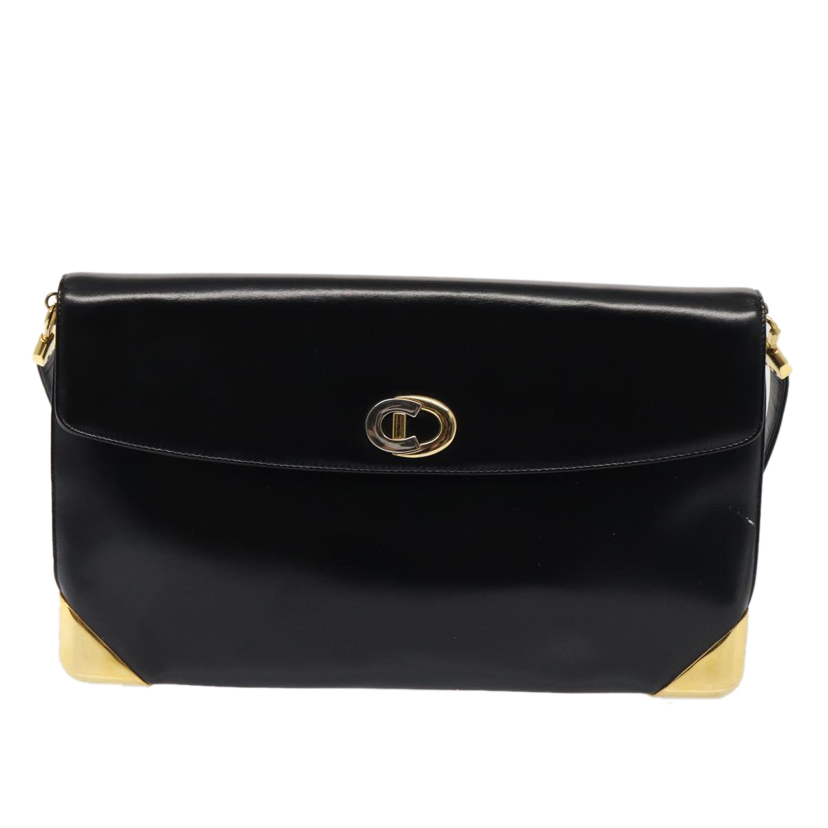 Dior Black Leather Shoulder Bag