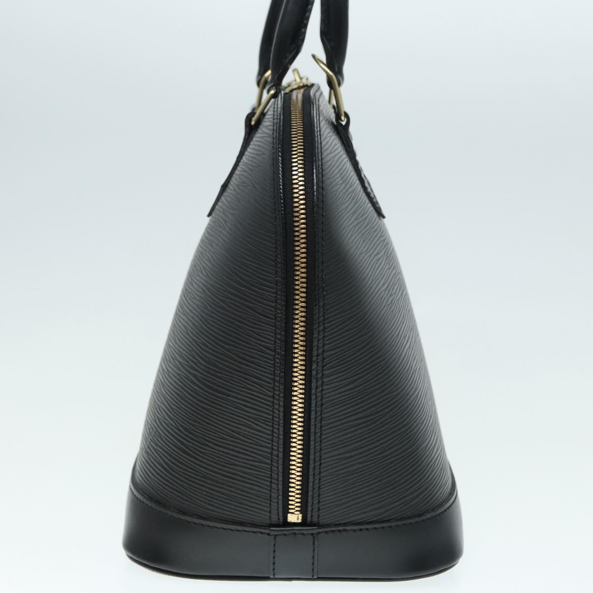 Louis Vuitton Alma Black Leather Hand Bag