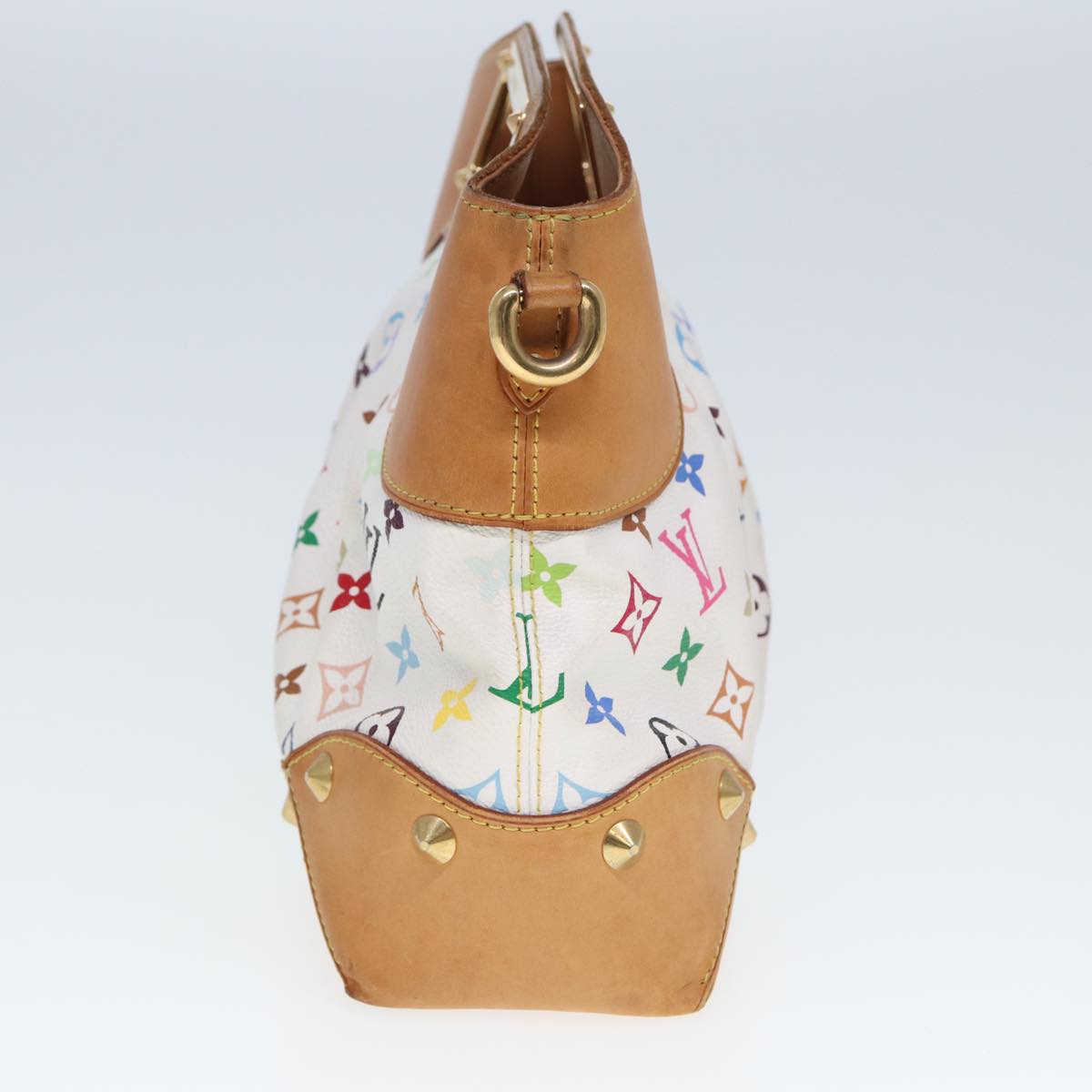 Louis Vuitton Judy White Canvas Hand Bag