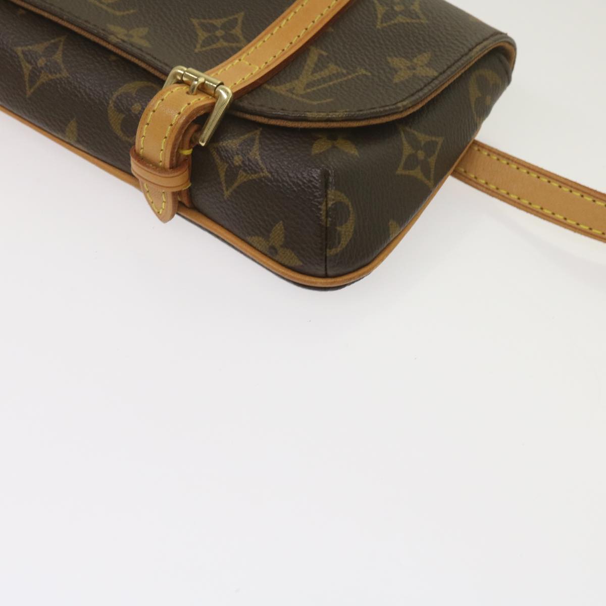 Louis Vuitton Marelle Brown Canvas Shoulder Bag