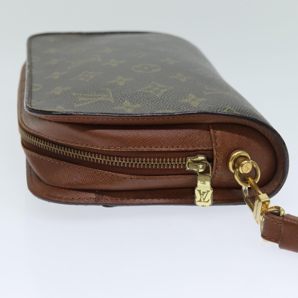 Louis Vuitton Orsay Brown Canvas Clutch Bag