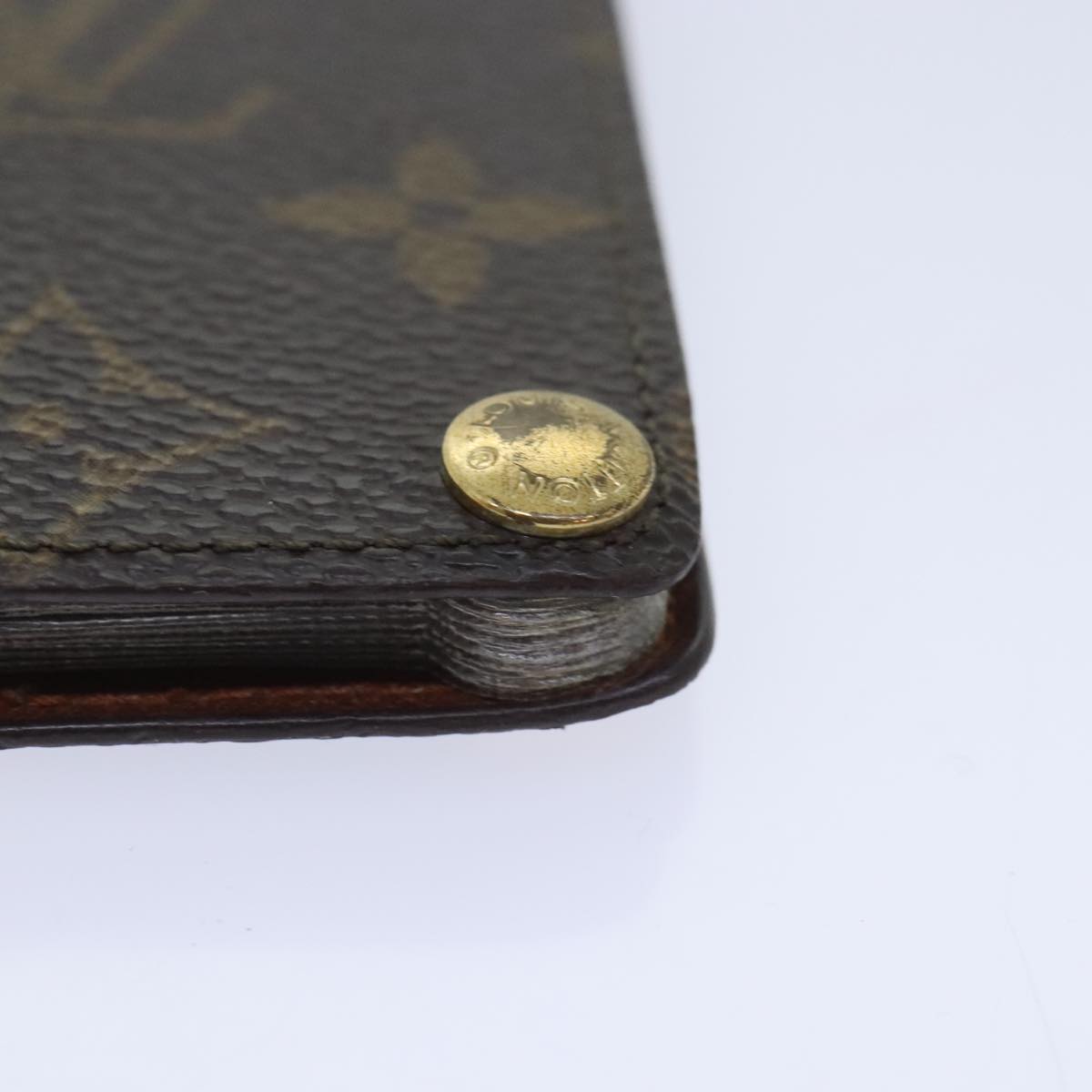 Louis Vuitton Porte carte crédit Pression Brown Canvas Wallet Accessories