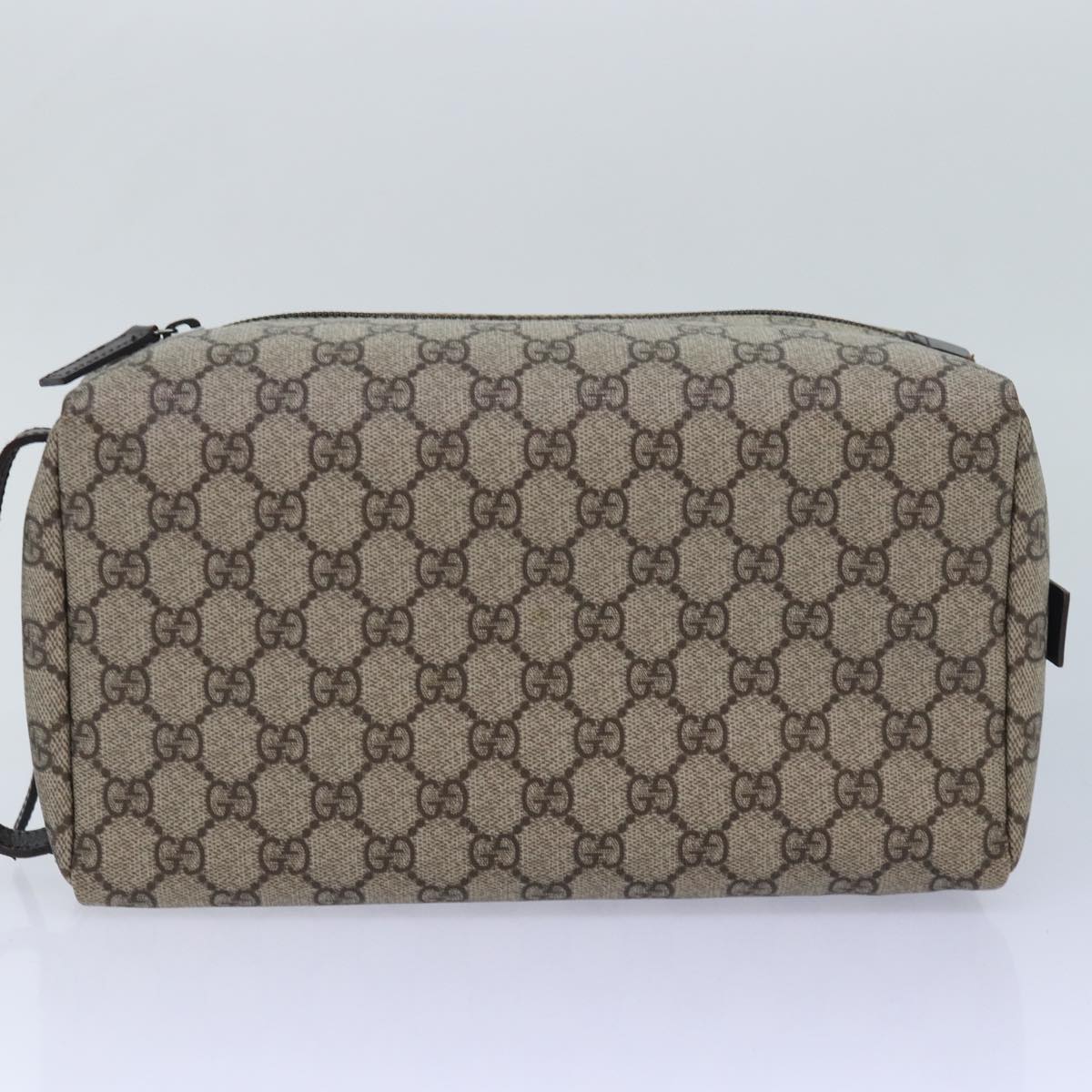 Gucci GG canvas Beige Leather Clutch Bag