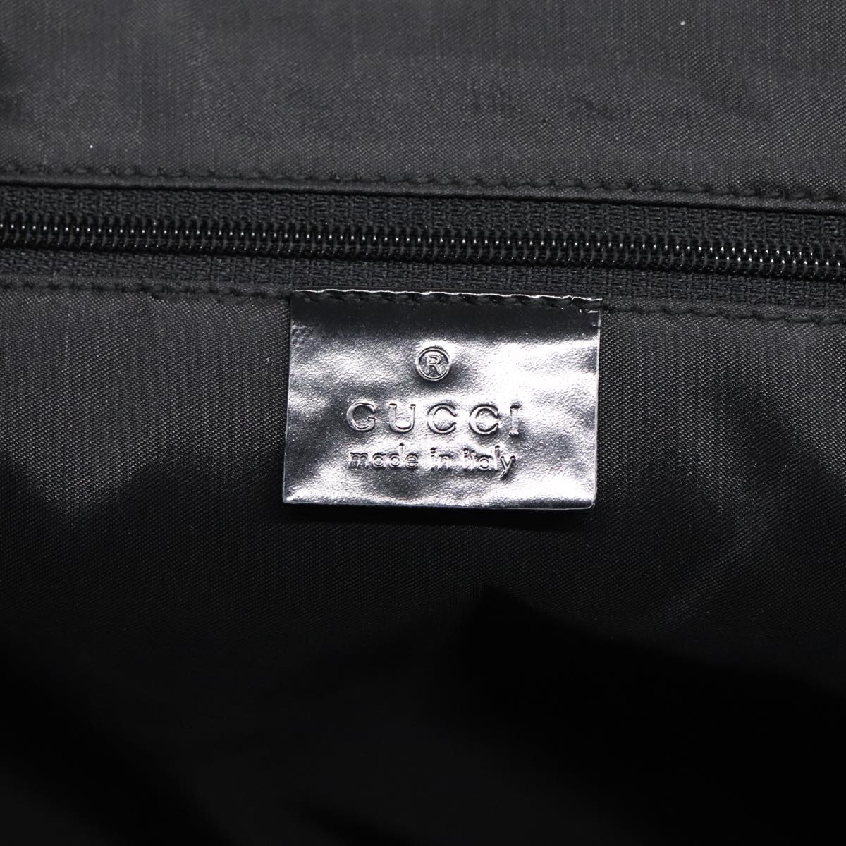 Gucci Black Canvas Shoulder Bag