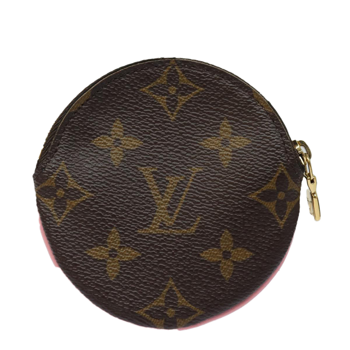 Louis Vuitton Porte monnai Cuvette Brown Canvas Wallet Accessories