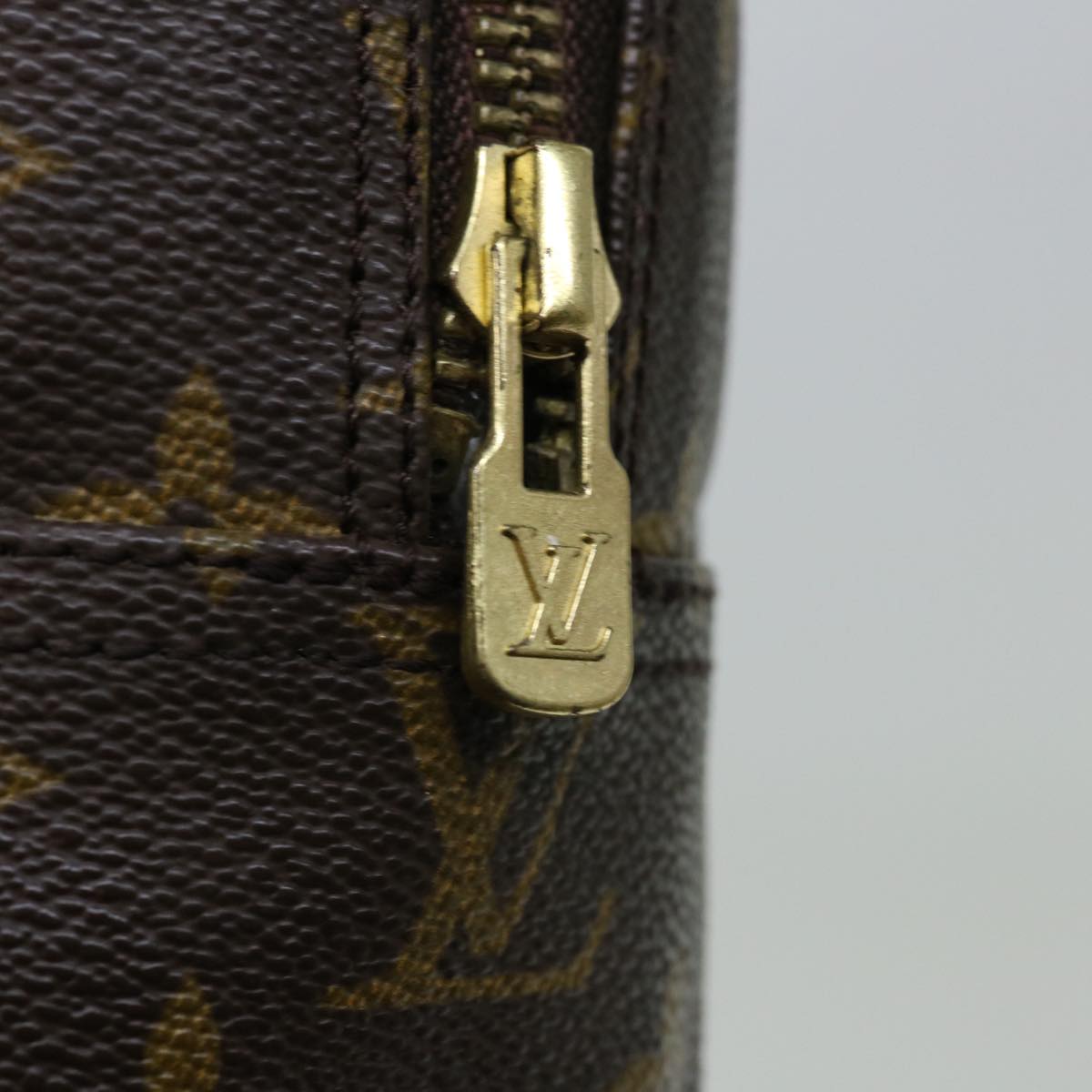 Louis Vuitton Trousse de Toilette Brown Canvas Clutch Bag