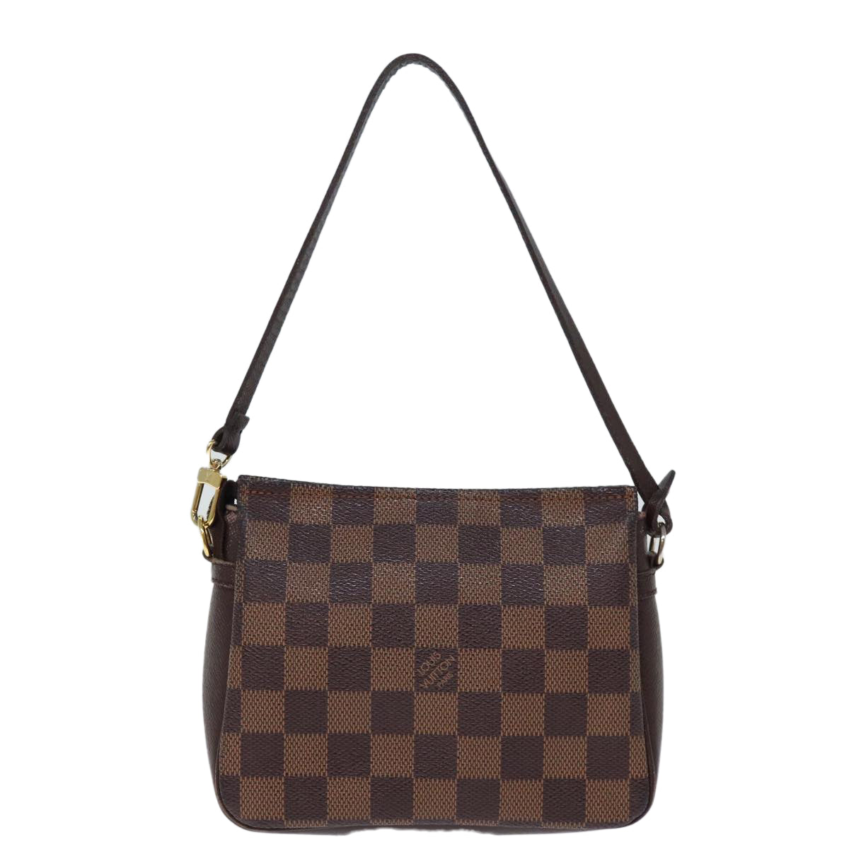 Louis Vuitton Trousse pochette Brown Canvas Clutch Bag