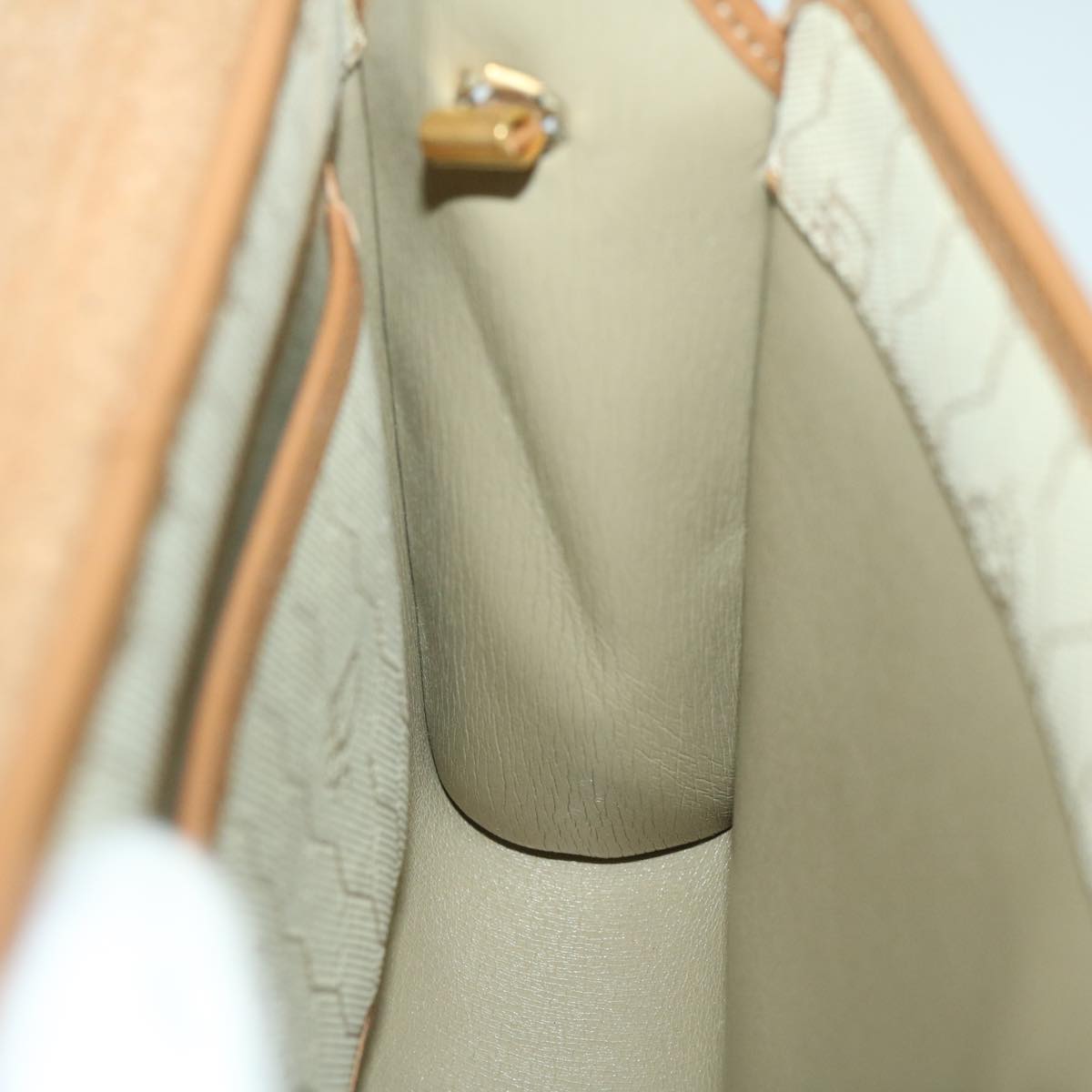 Dior Beige Canvas Shoulder Bag