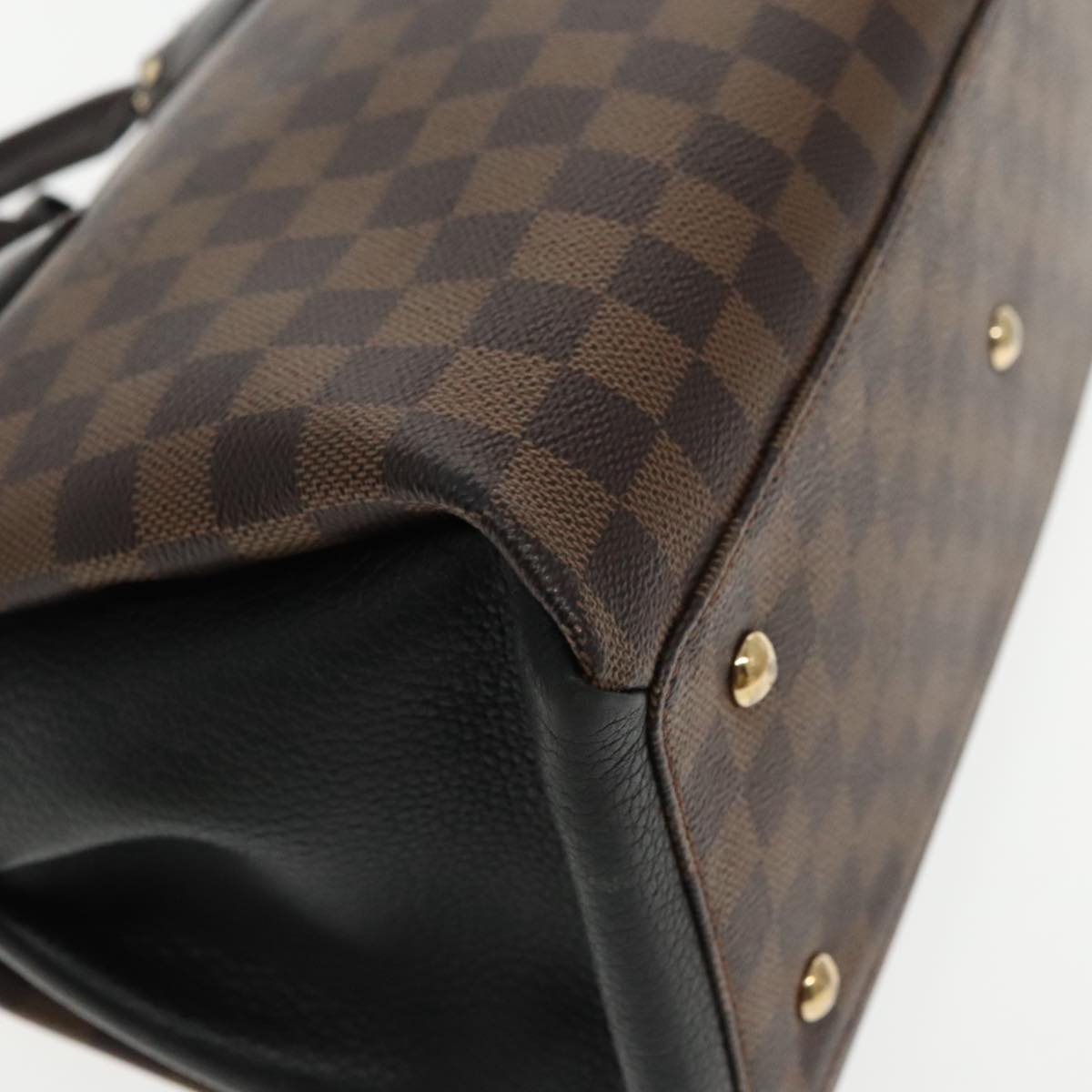 Louis Vuitton Normandy Brown Canvas Hand Bag