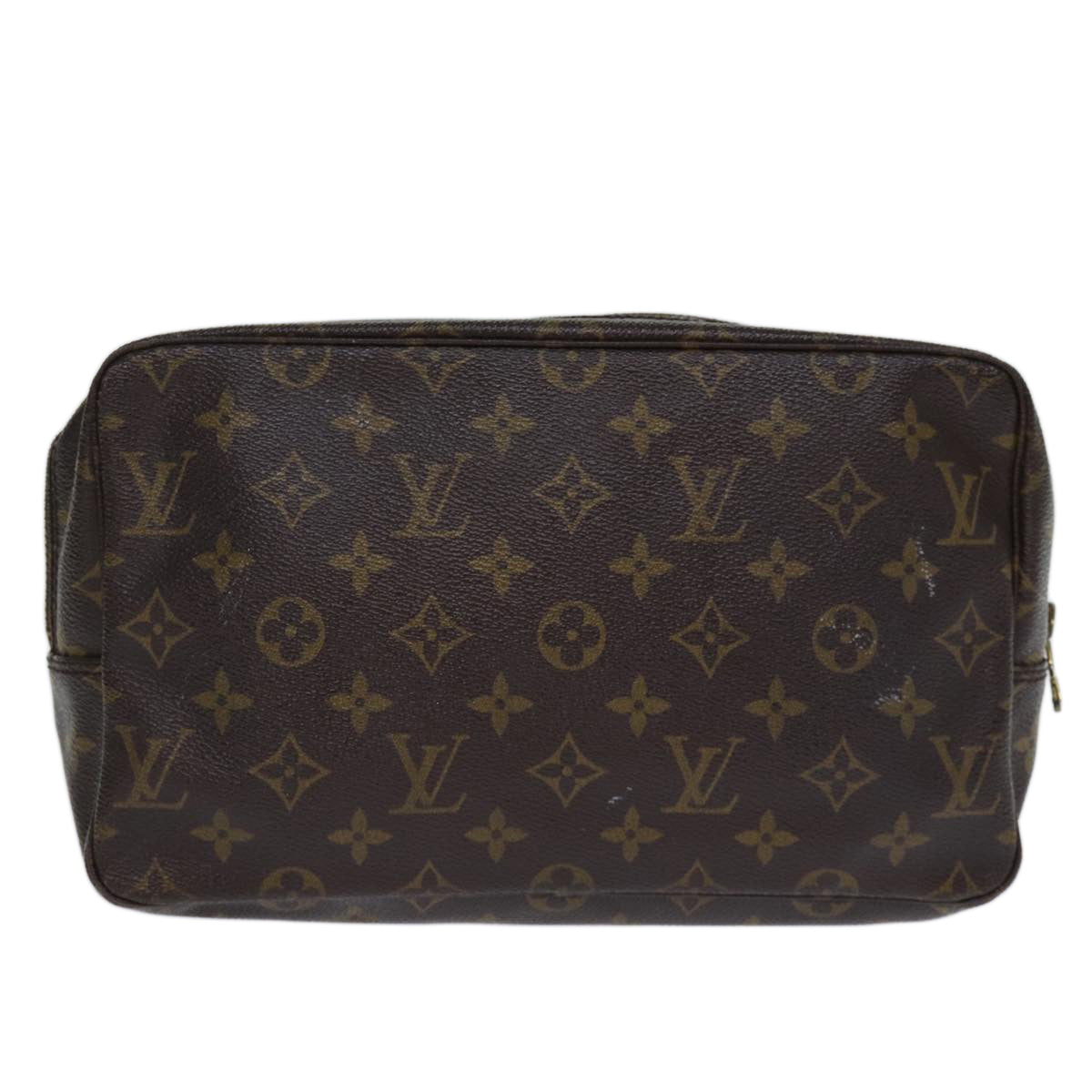 Louis Vuitton Trousse de Toilette Brown Canvas Clutch Bag