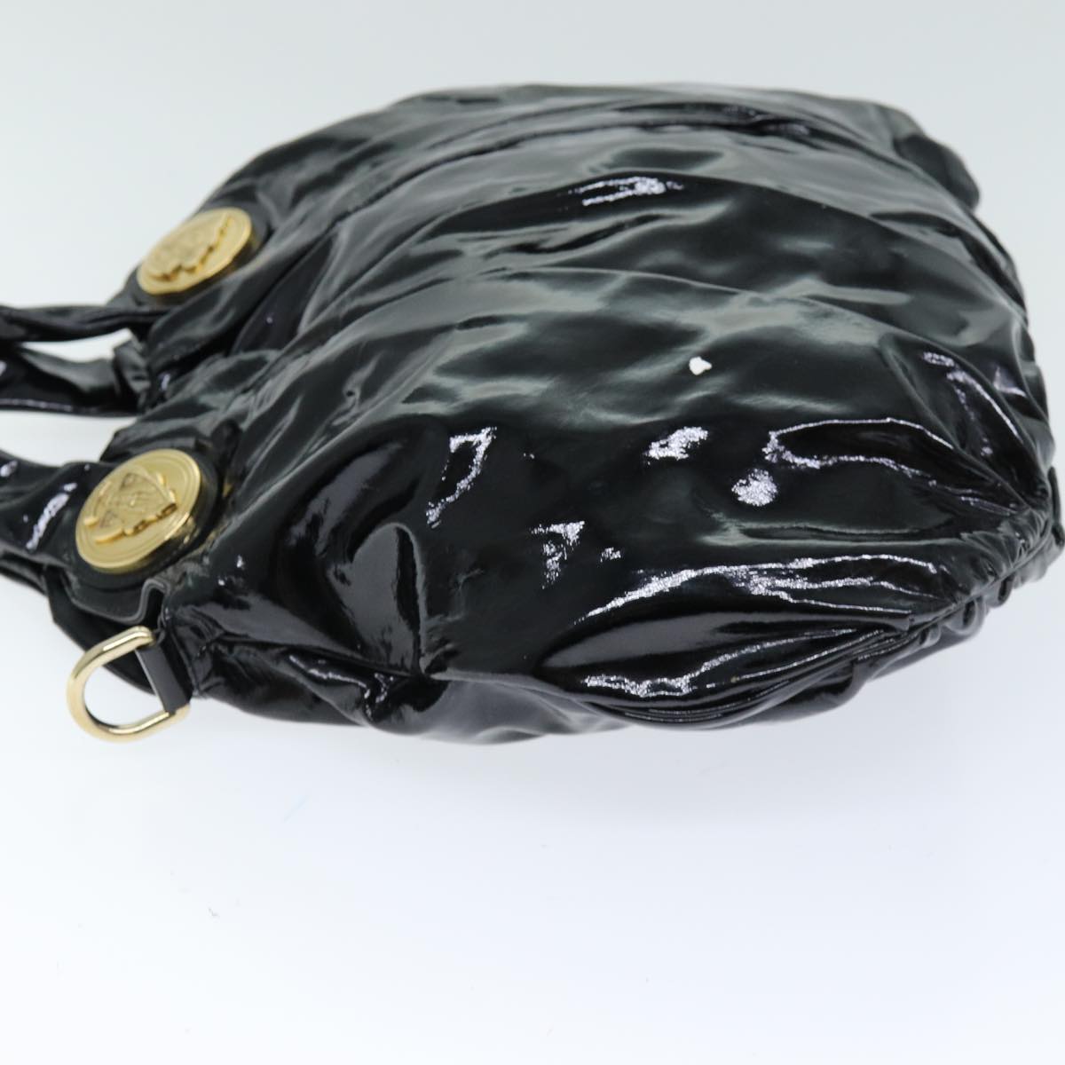 Gucci Hysteria Black Patent Leather Hand Bag