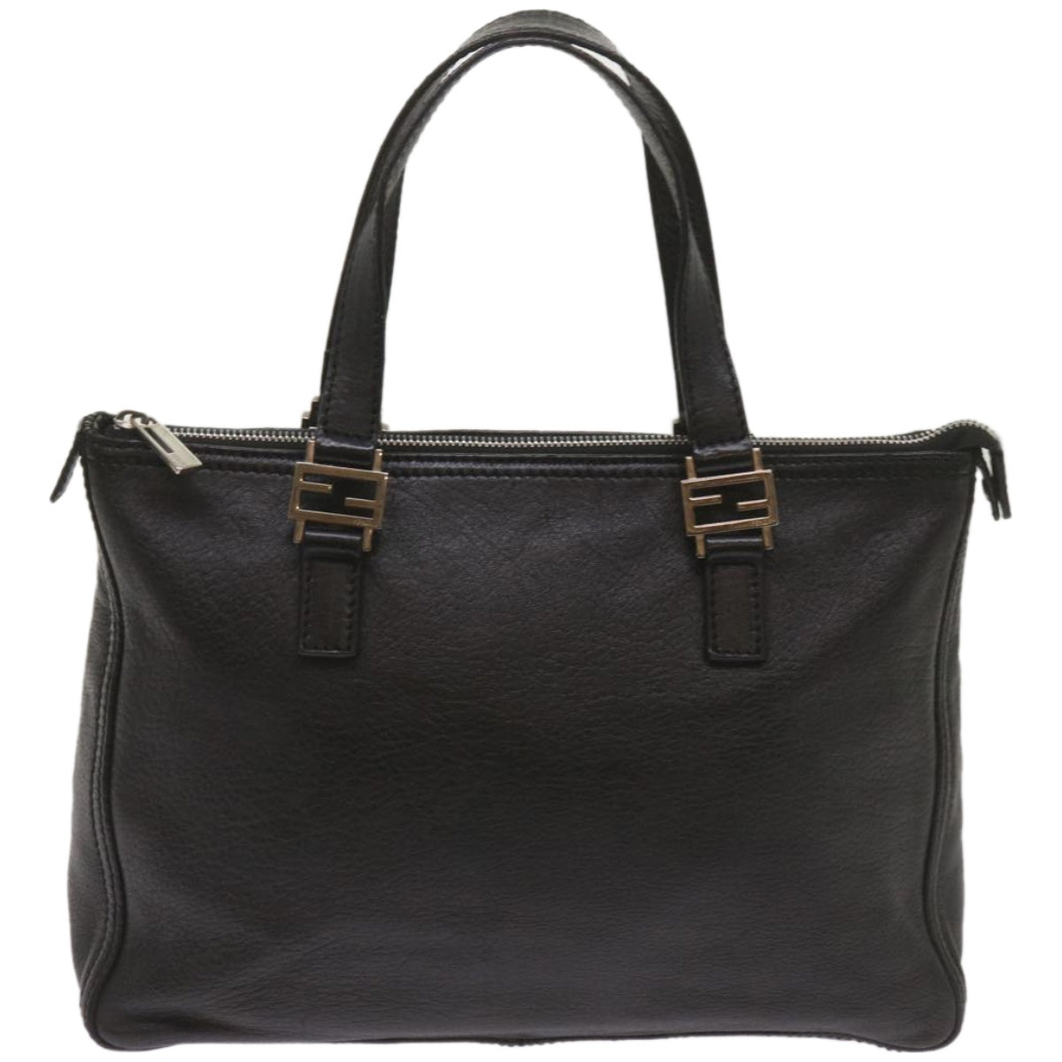 Fendi -- Black Leather Hand Bag