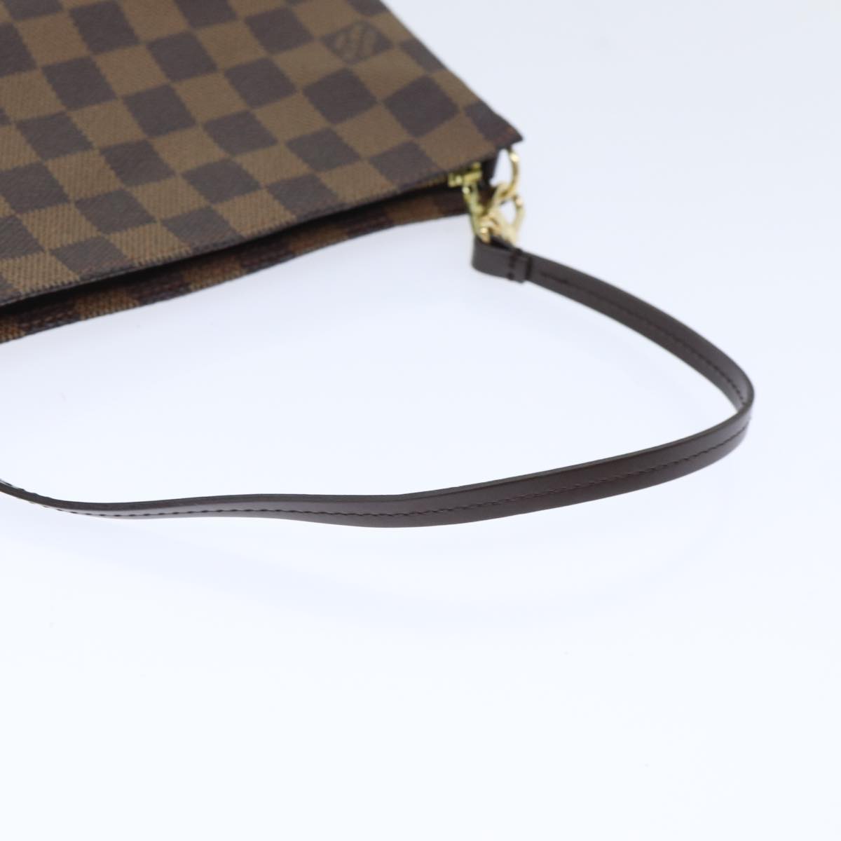 Louis Vuitton Pochette Accessoire Brown Canvas Clutch Bag