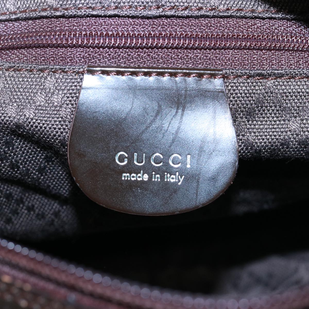 Gucci -- Brown Synthetic Shoulder Bag