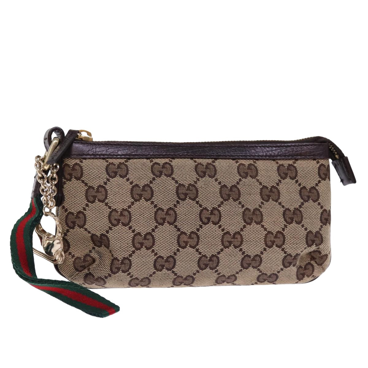 Gucci GG canvas Beige Canvas Clutch Bag