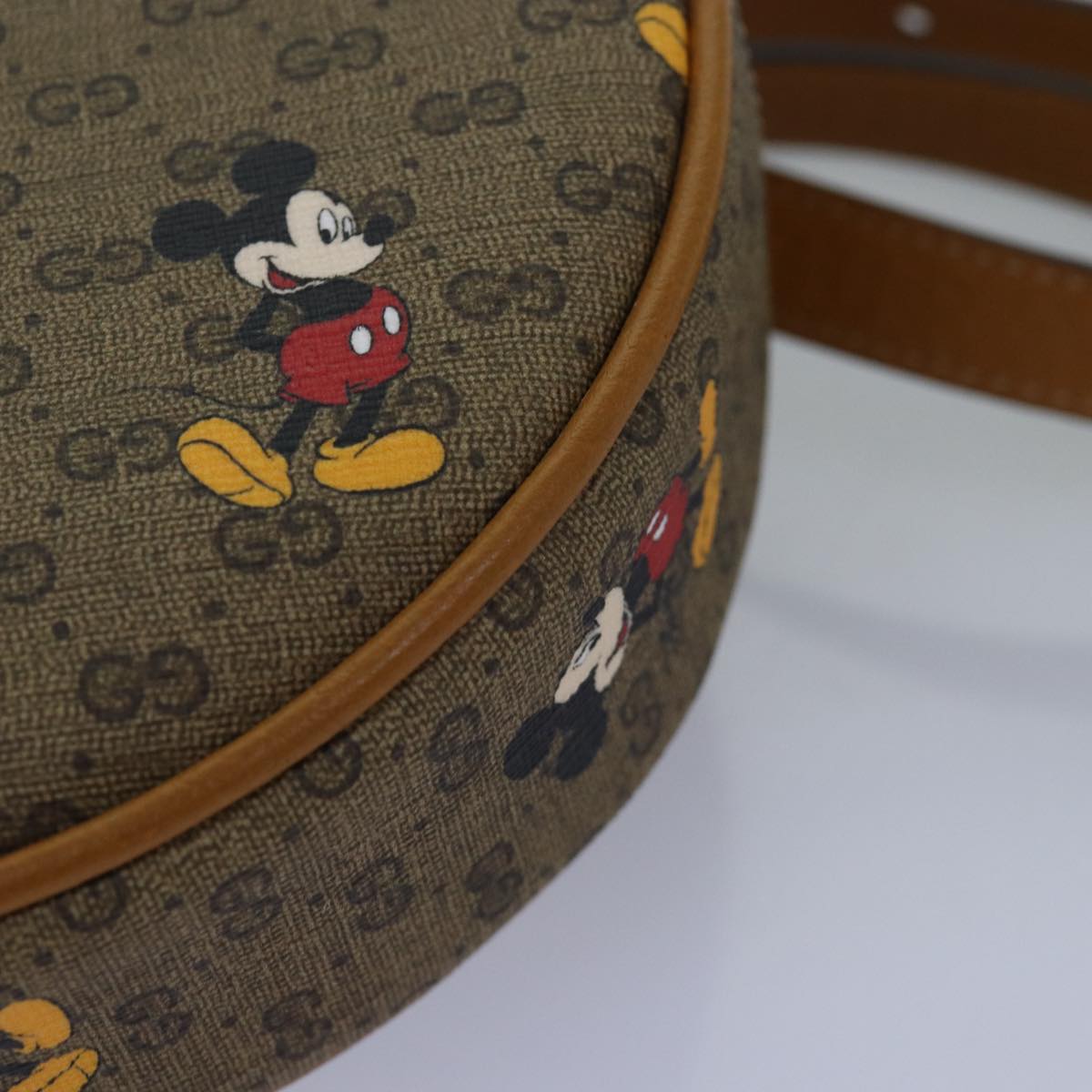 Gucci Disney X Gucci Beige Canvas Backpack Bag