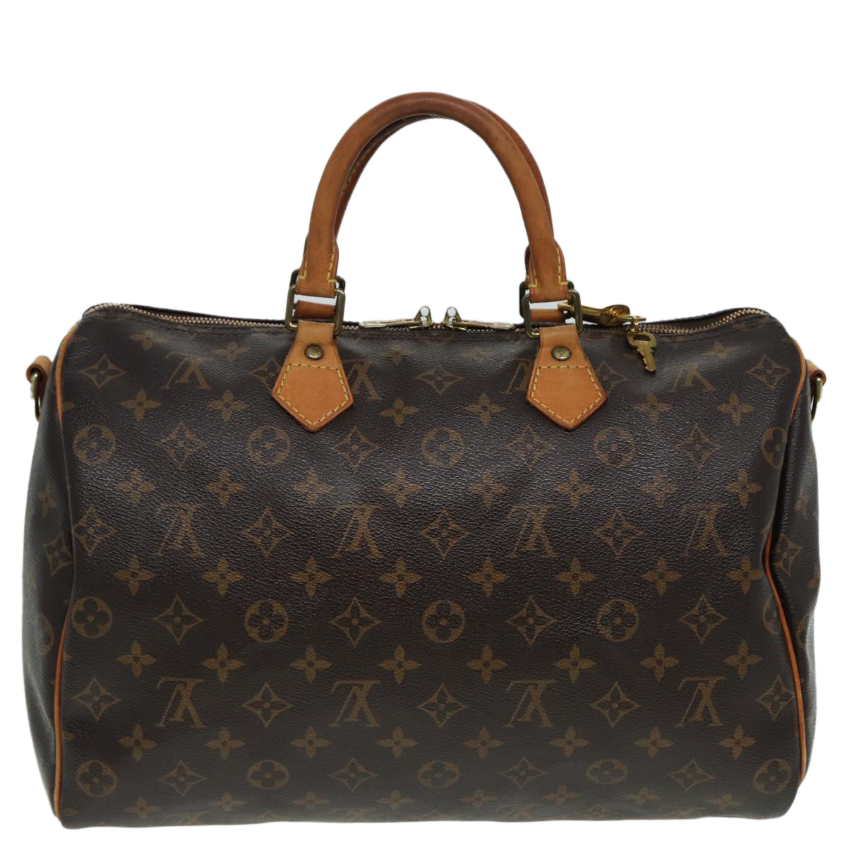 Louis Vuitton Speedy Bandoulière 35 Brown Canvas Hand Bag