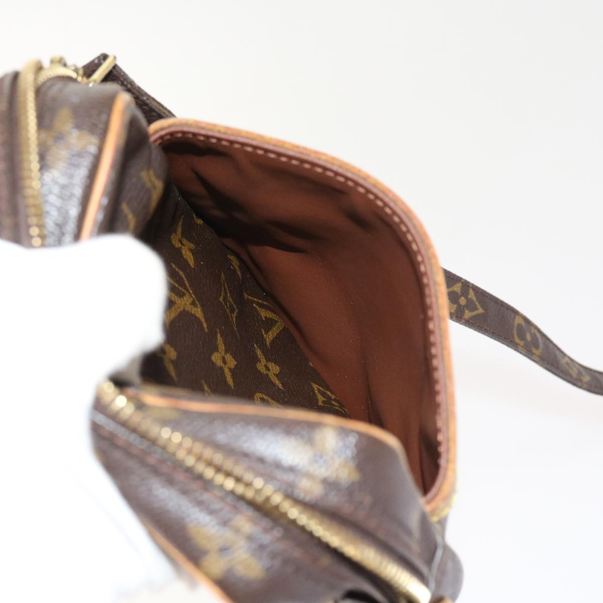 Louis Vuitton Danube Brown Canvas Shoulder Bag