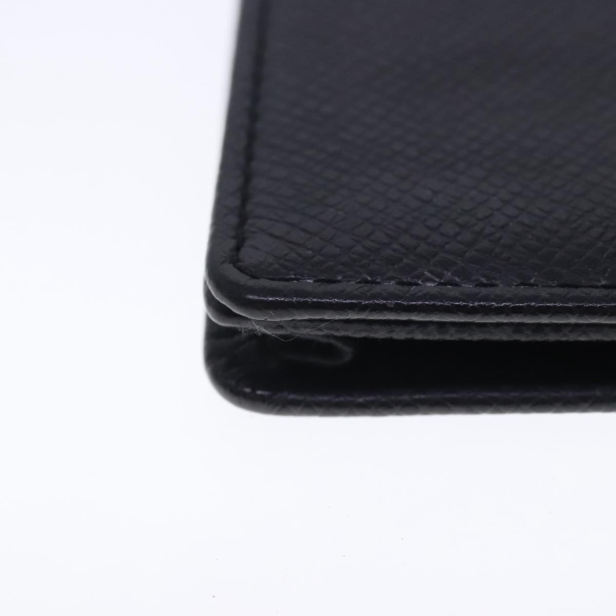 Louis Vuitton Porte Carte Credit Black Calfskin Wallet Accessories