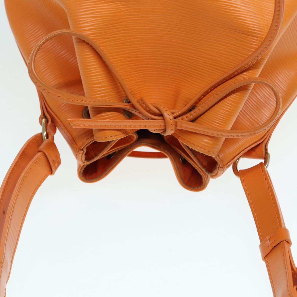 Louis Vuitton Noé Orange Leather Shoulder Bag