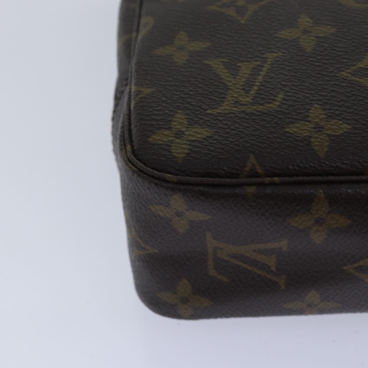 Louis Vuitton Trousse de Toilette Black Canvas Clutch Bag