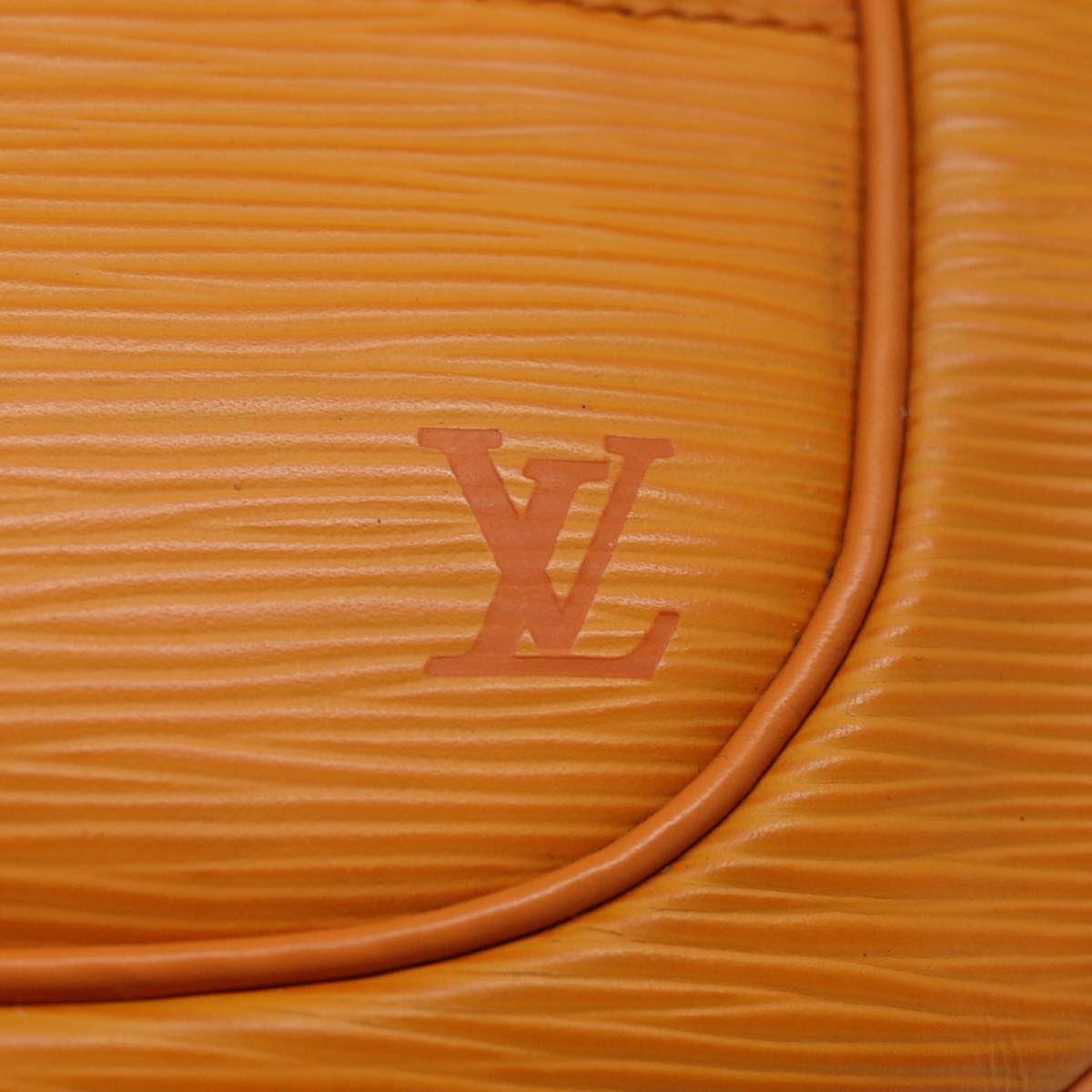 Louis Vuitton Dhanura Yellow Leather Hand Bag