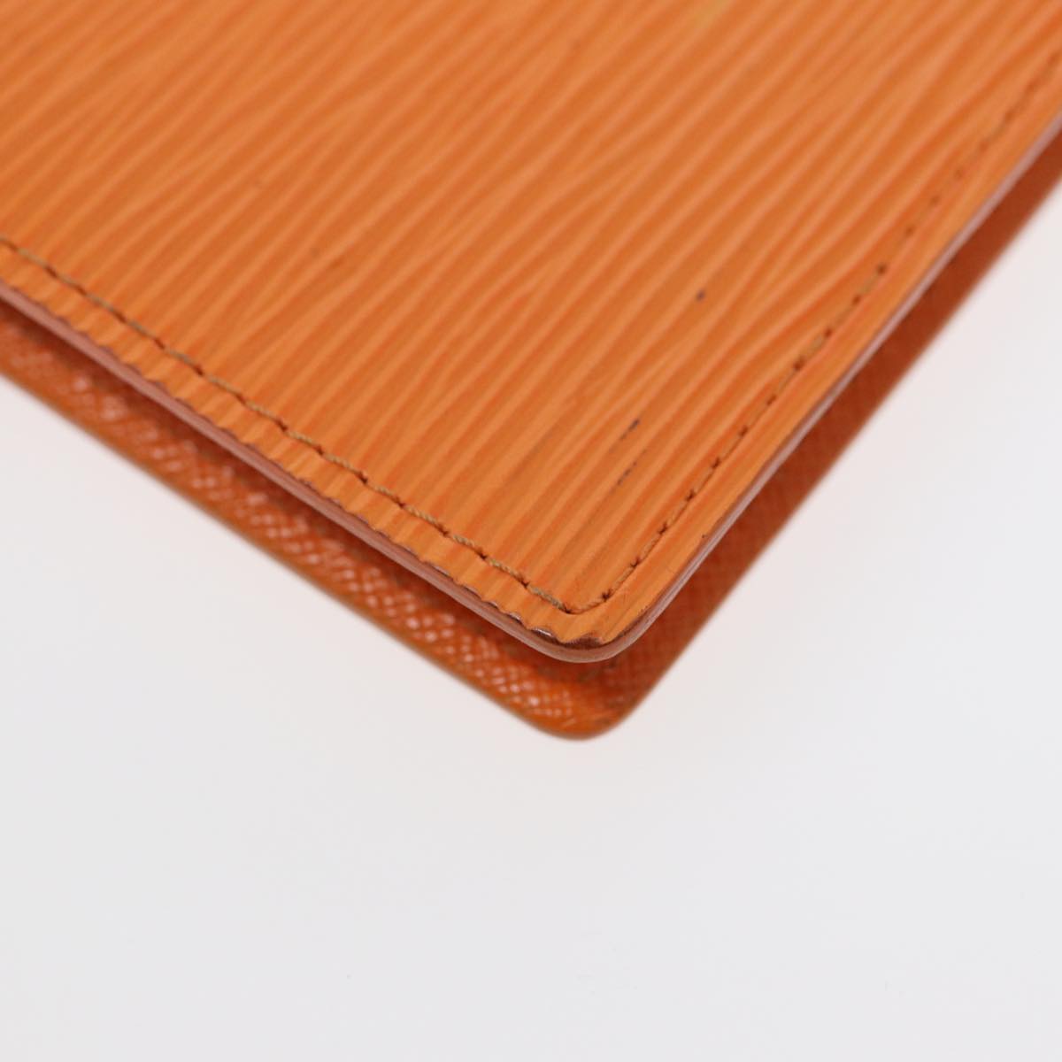 Louis Vuitton Agenda PM Orange Leather Wallet Accessories