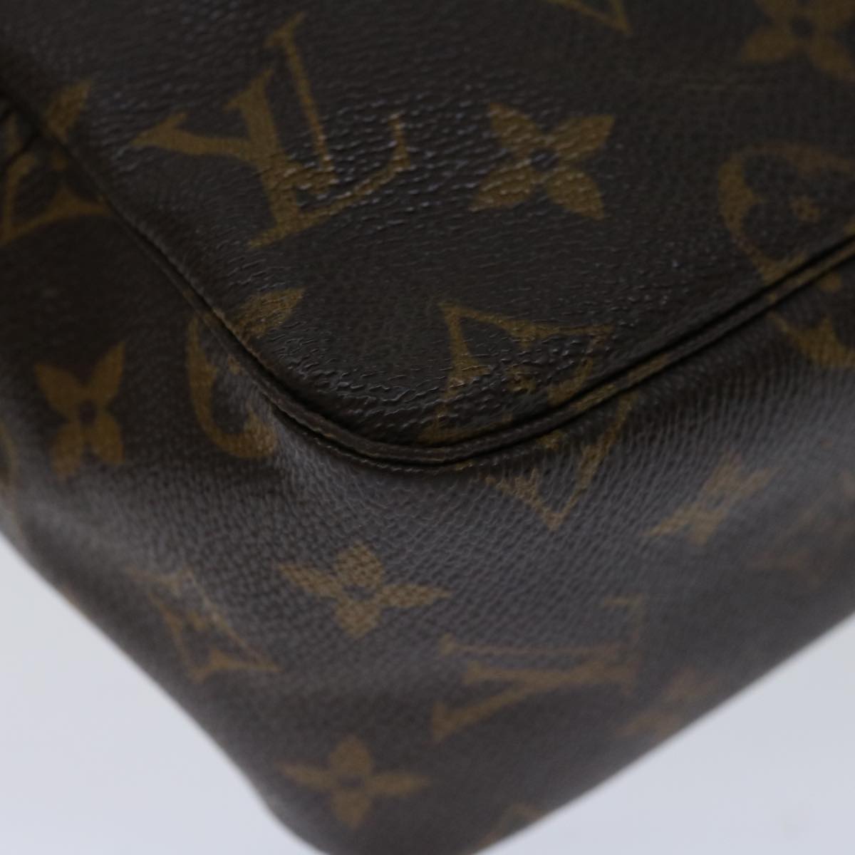 Louis Vuitton Trousse Toilette 28 Brown Canvas Clutch Bag