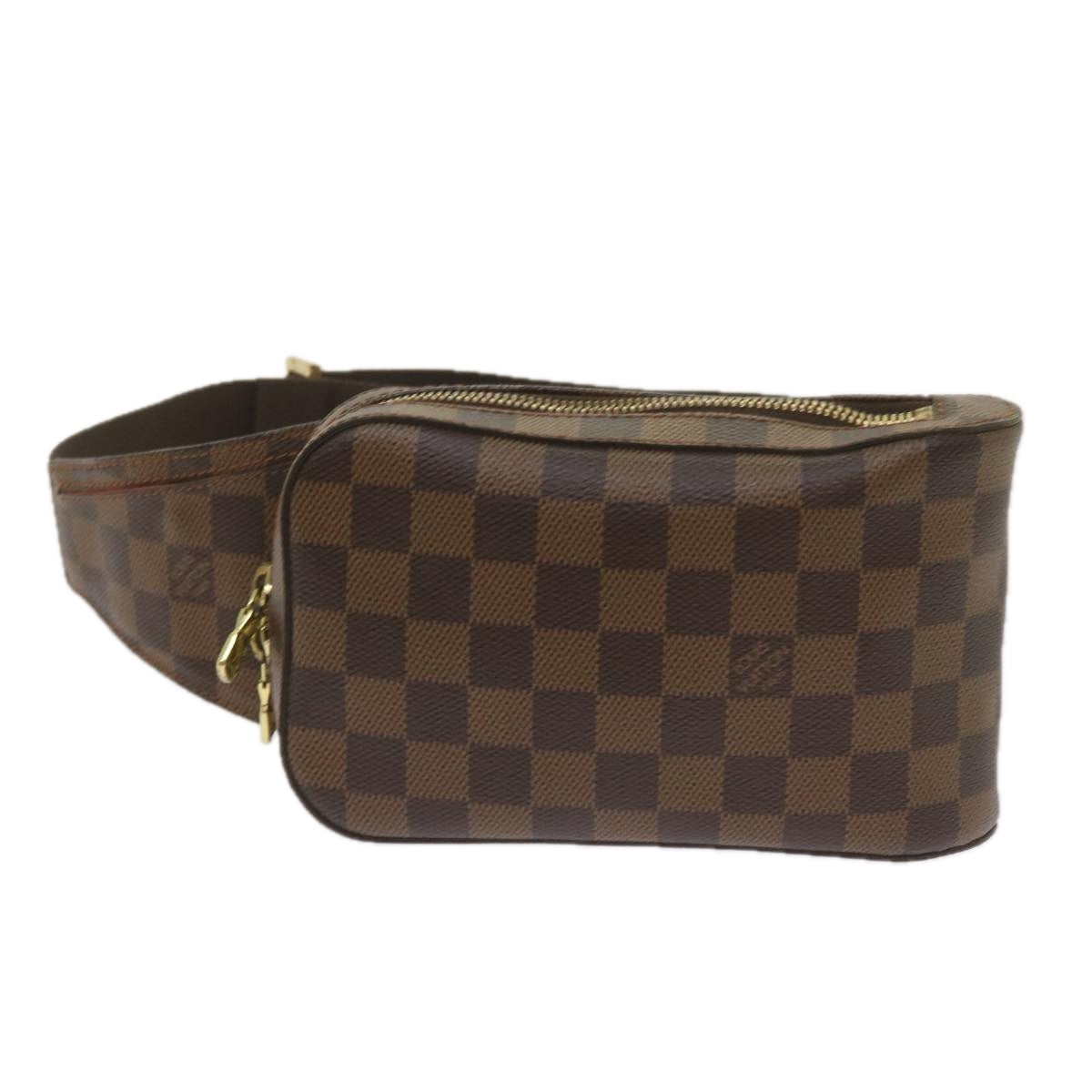 Louis Vuitton Geronimos Brown Canvas Shoulder Bag