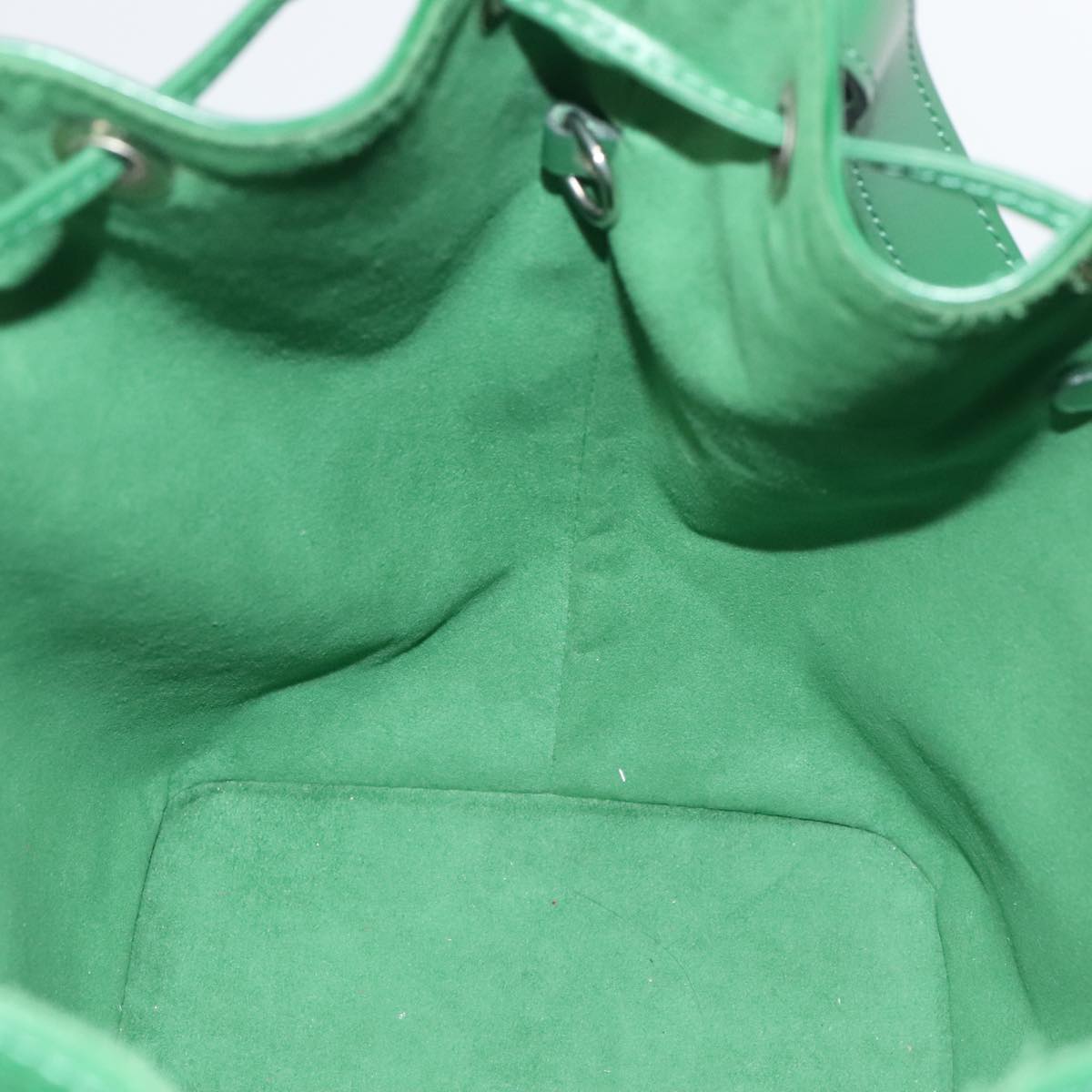 Louis Vuitton Noé Green Leather Shoulder Bag