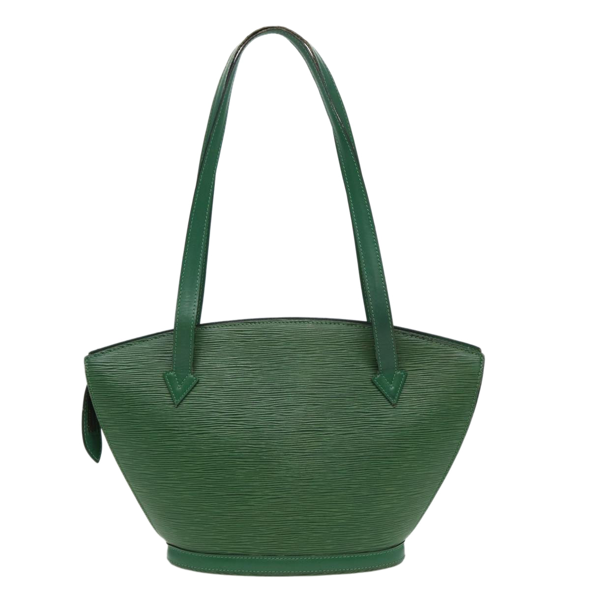 Louis Vuitton Saint Jacques Green Leather Shoulder Bag