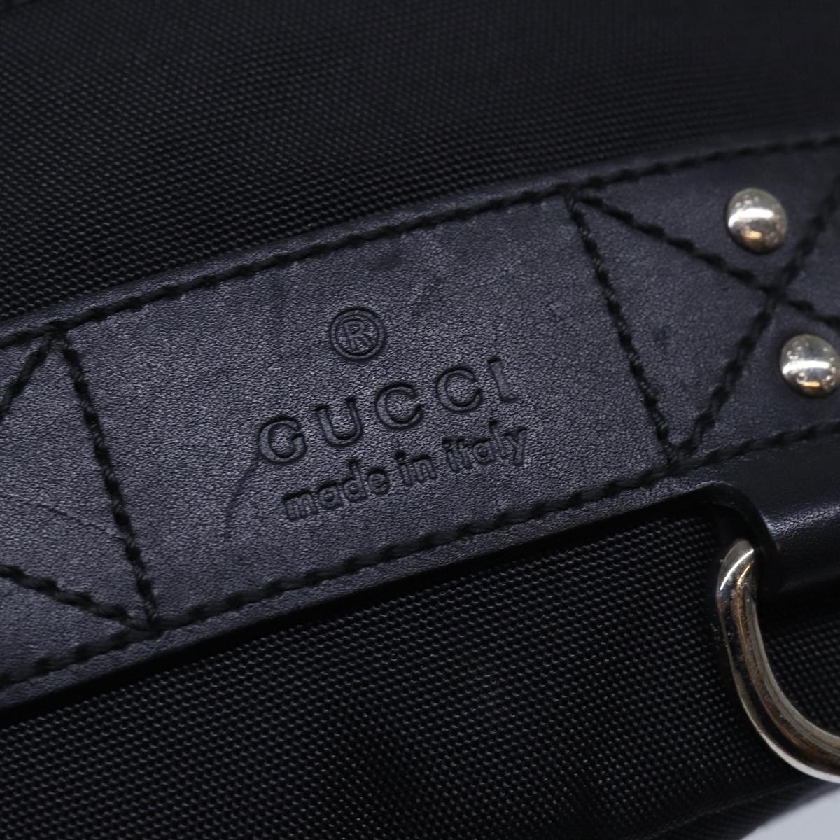 Gucci Guccissima Black Synthetic Shoulder Bag