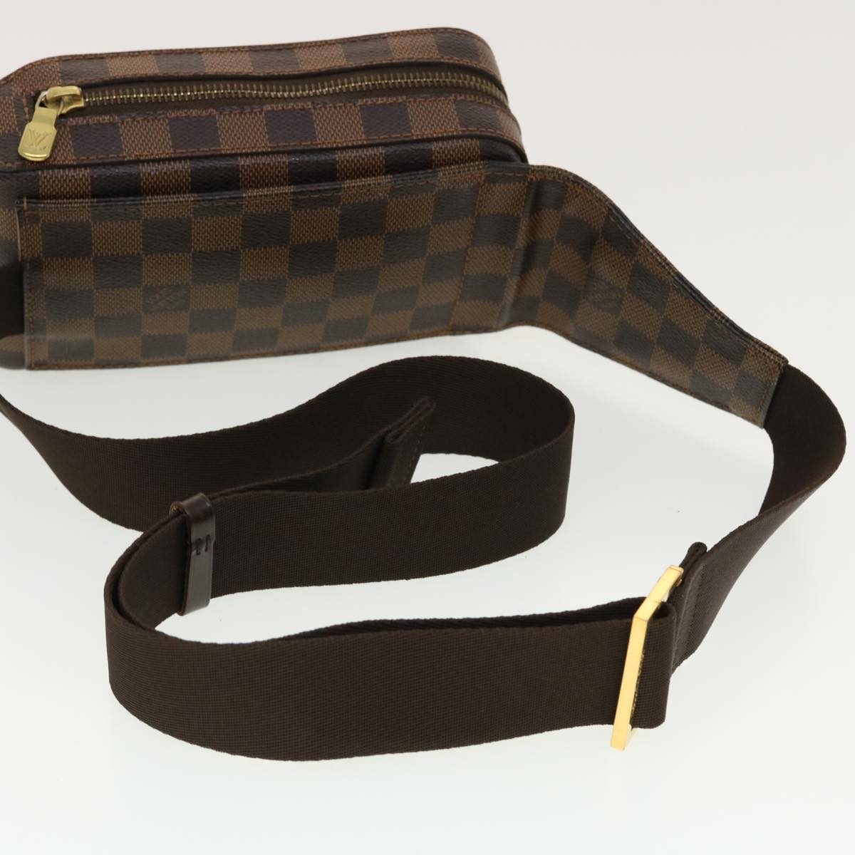 Louis Vuitton Geronimos Brown Canvas Shoulder Bag