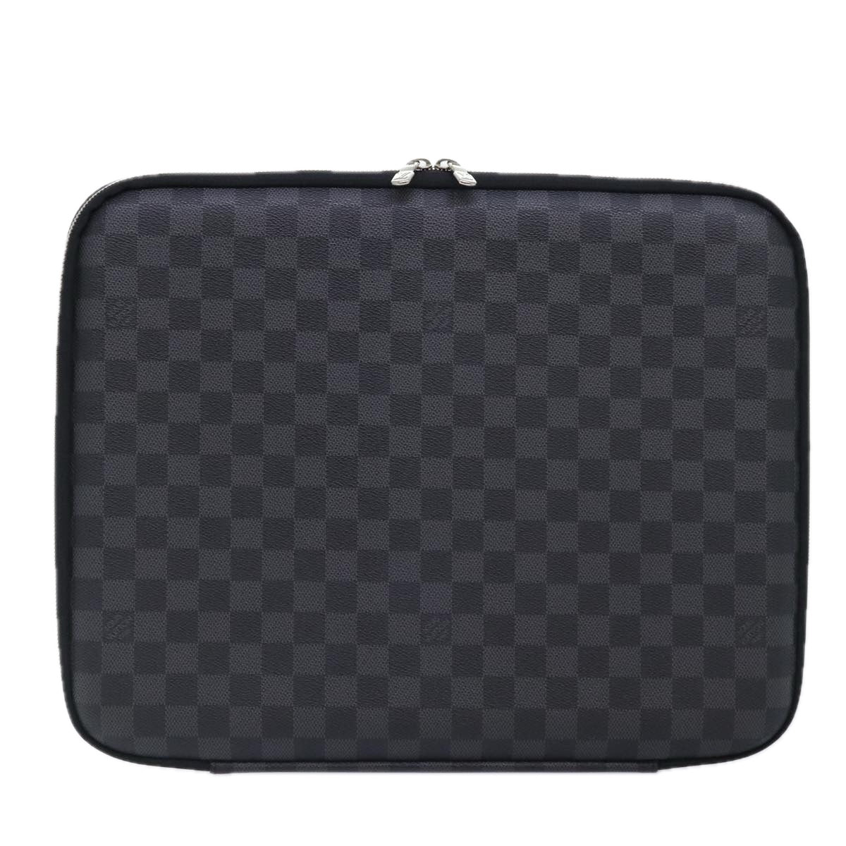 Louis Vuitton Etui iPad Grey Canvas Clutch Bag